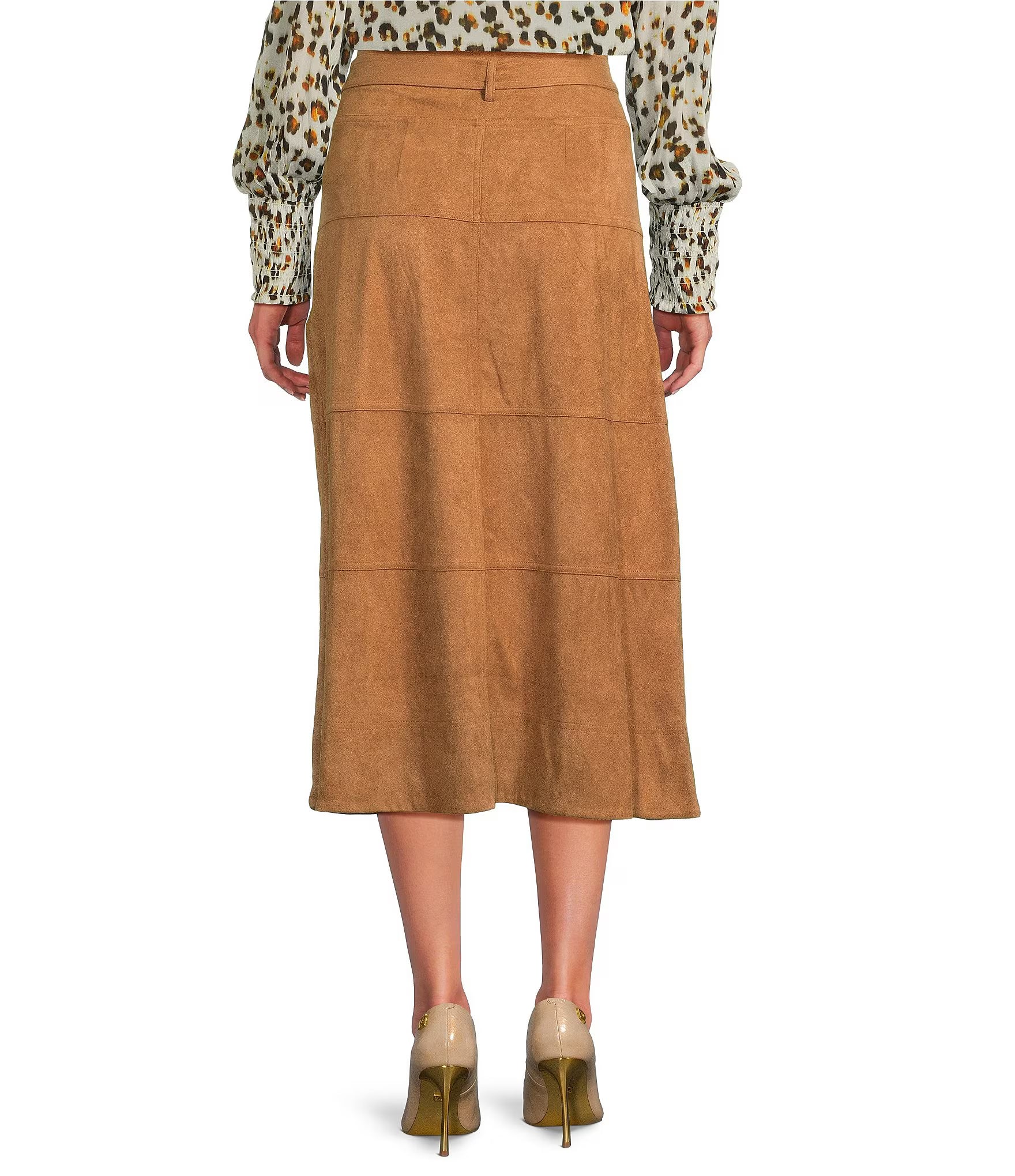 Shanna Suede Skirt (2colors)