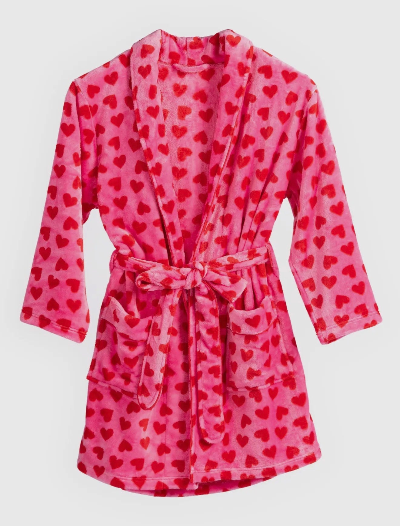 Plush Heart Robe