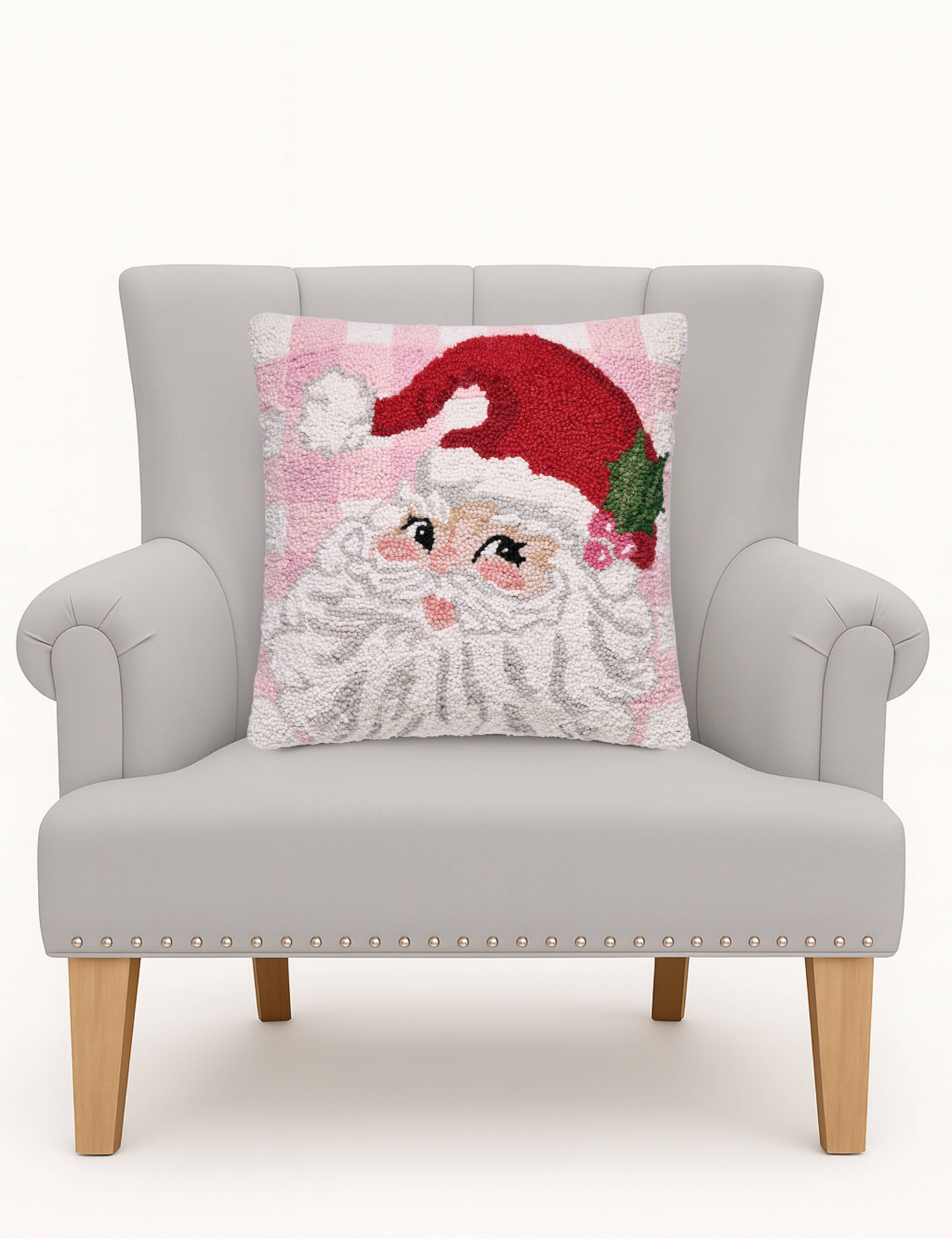 Whimsy Christmas Santa Hook Pillow