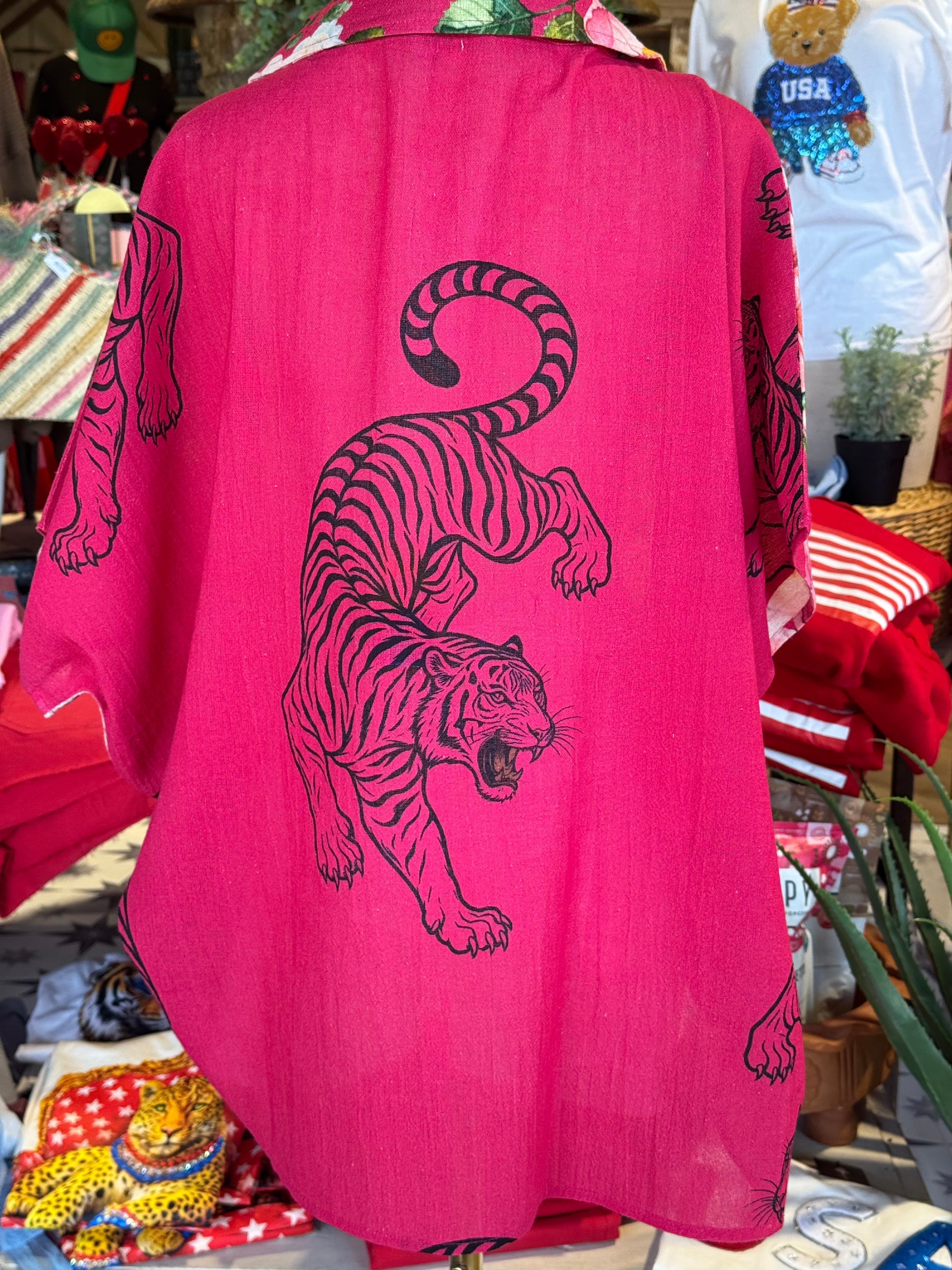Madeline Floral/Tiger Top