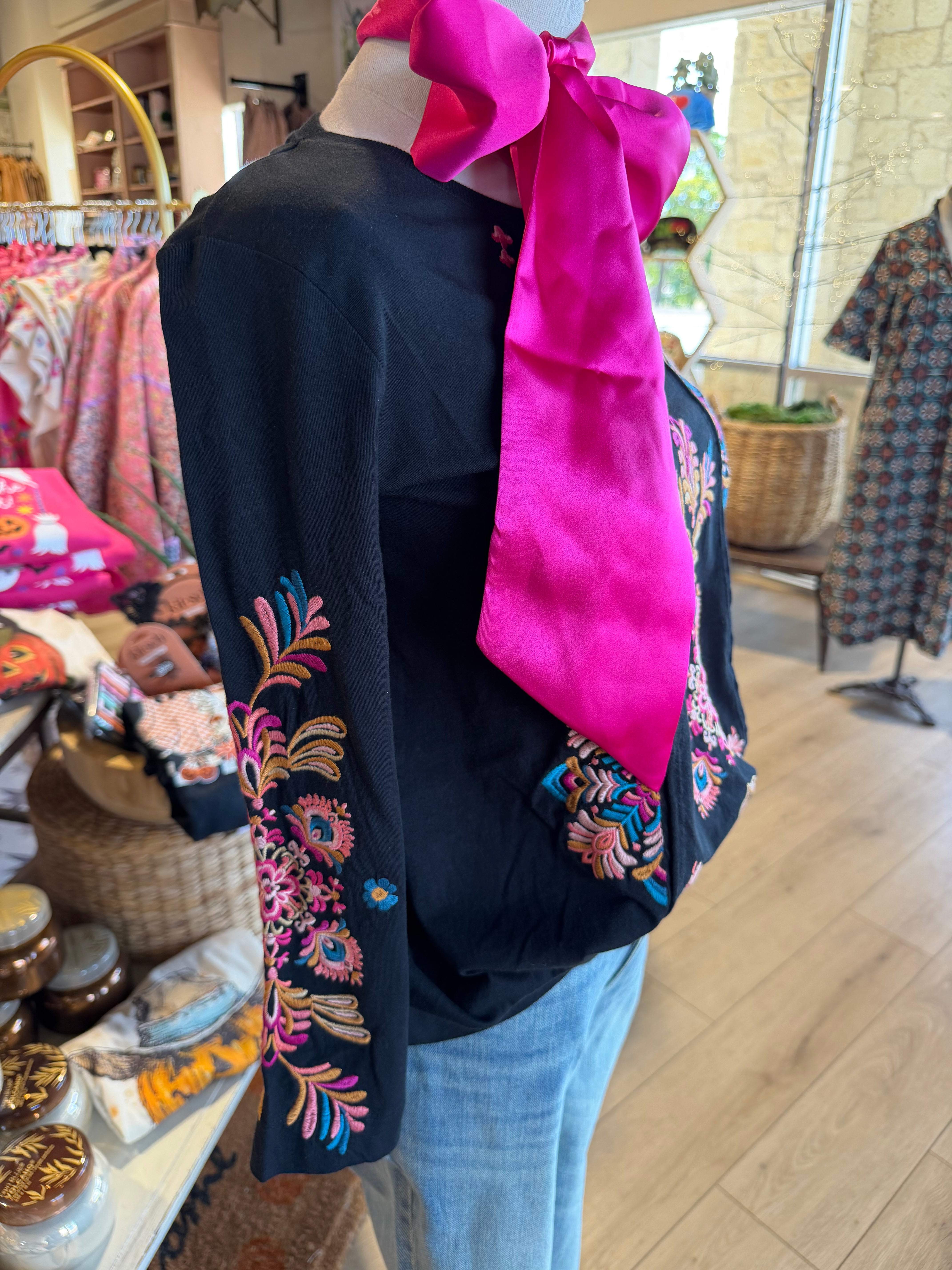 Brandi Embroidered Top