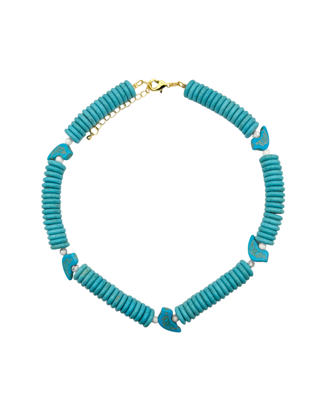 Chunky Turquoise 'For the Birds' Necklace