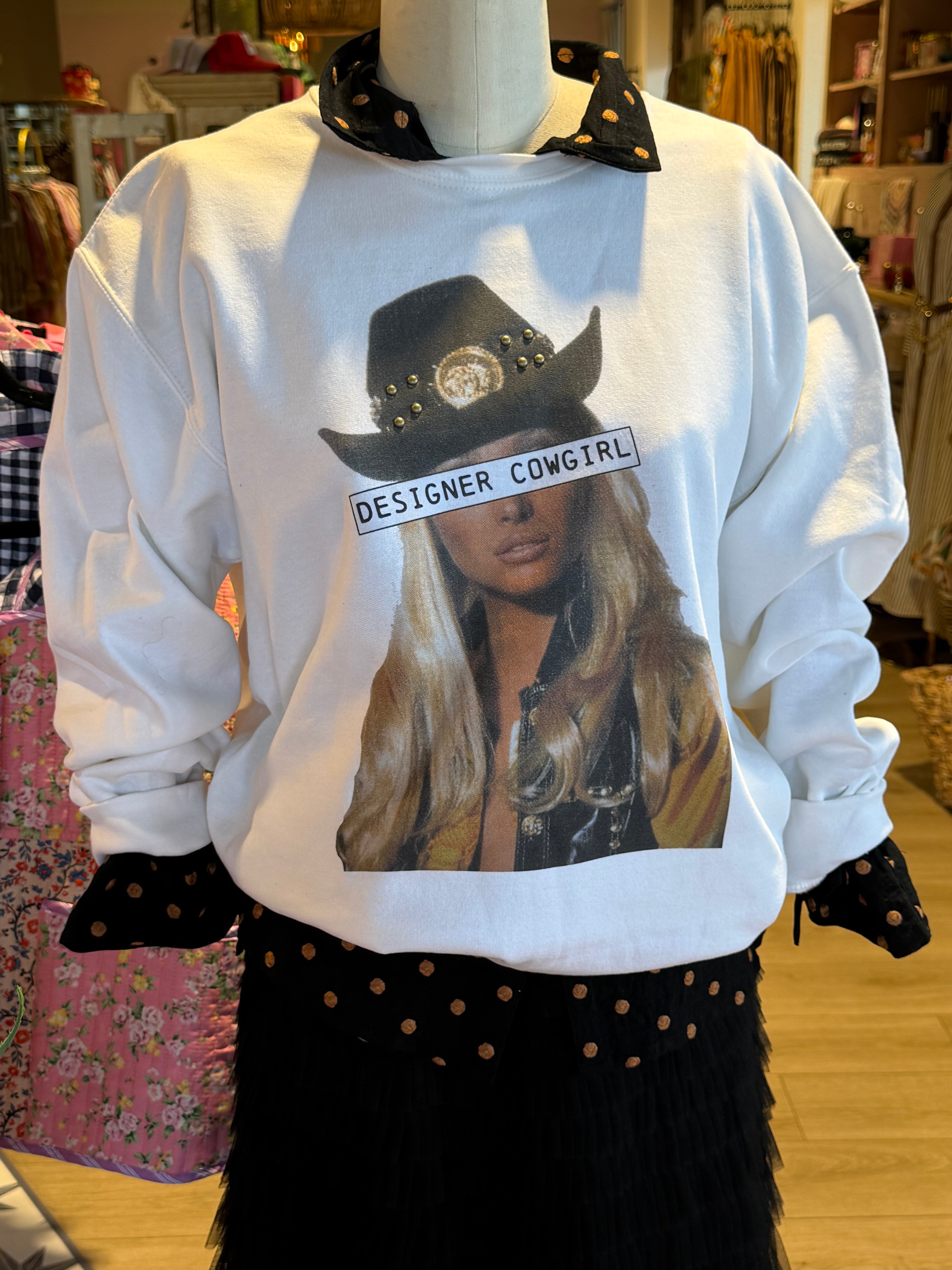 Designer Cowgirl Sweatshirt