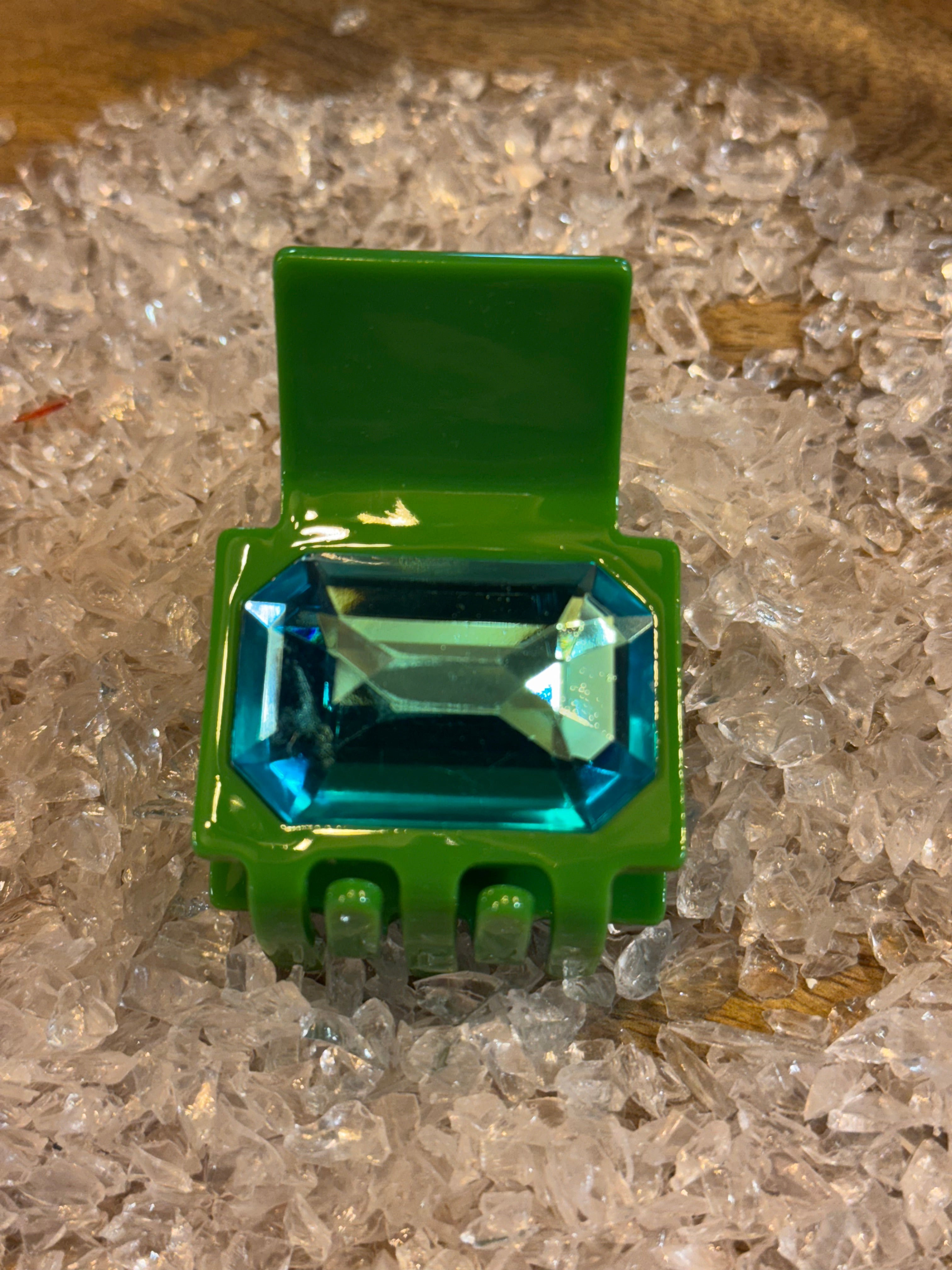 Claw Hair Clip with Gemstones ( 8 Styles)