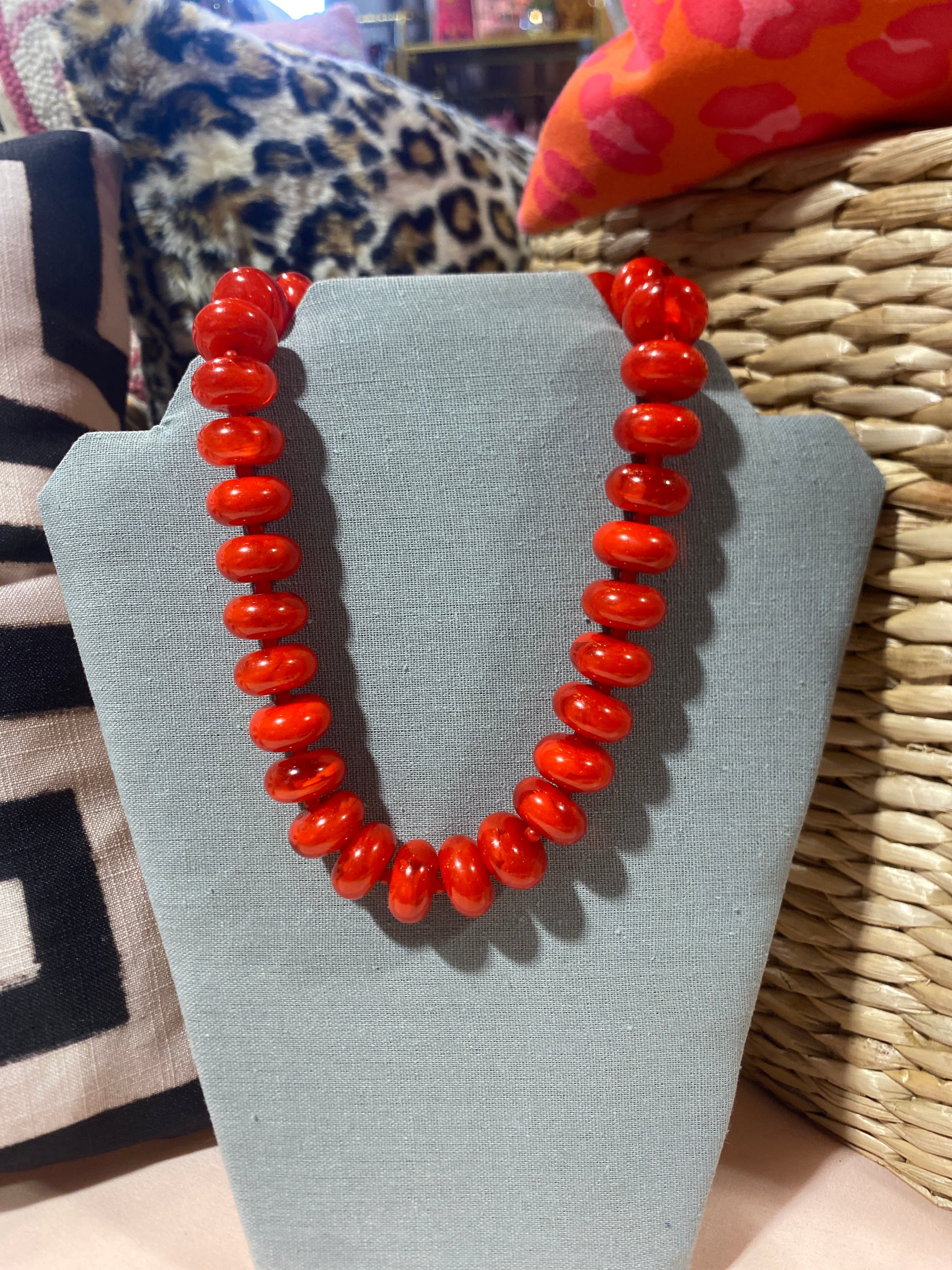 Bailey Chunky Beaded Necklace- Assorted***