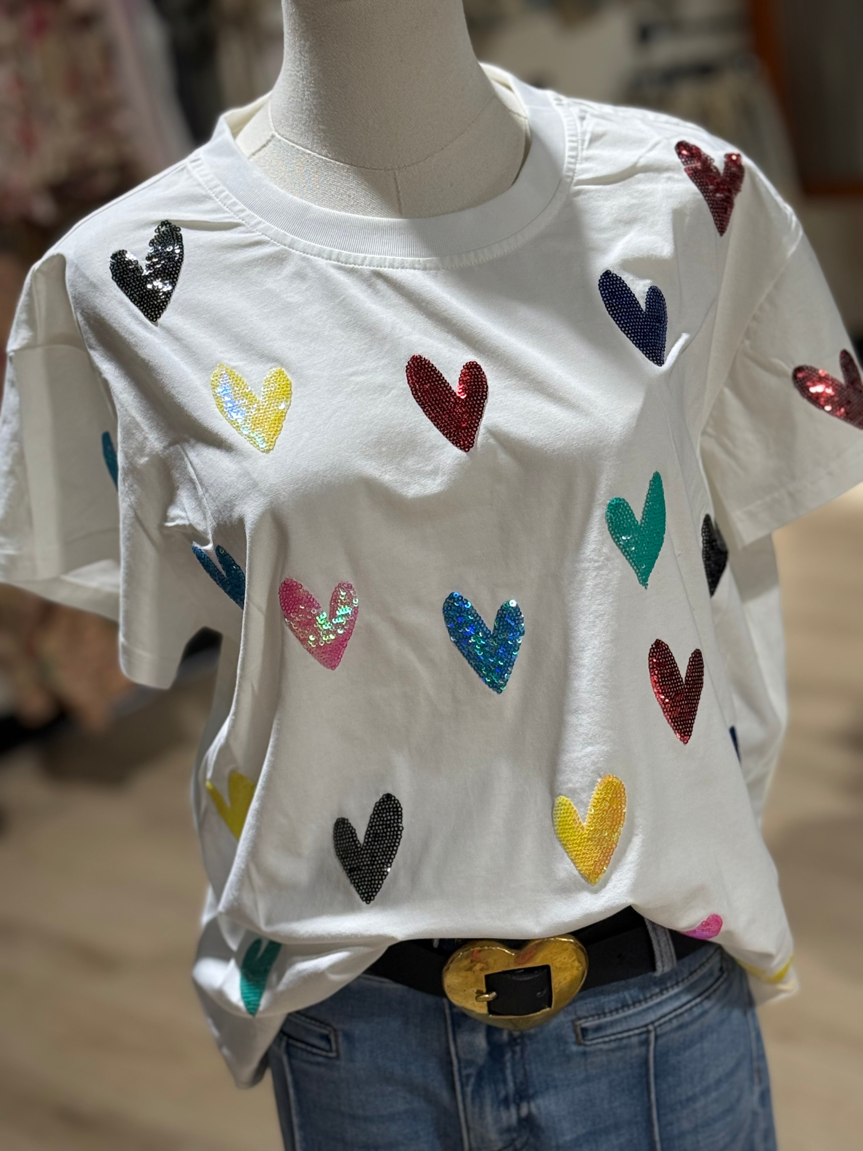 Multi Heart Tee