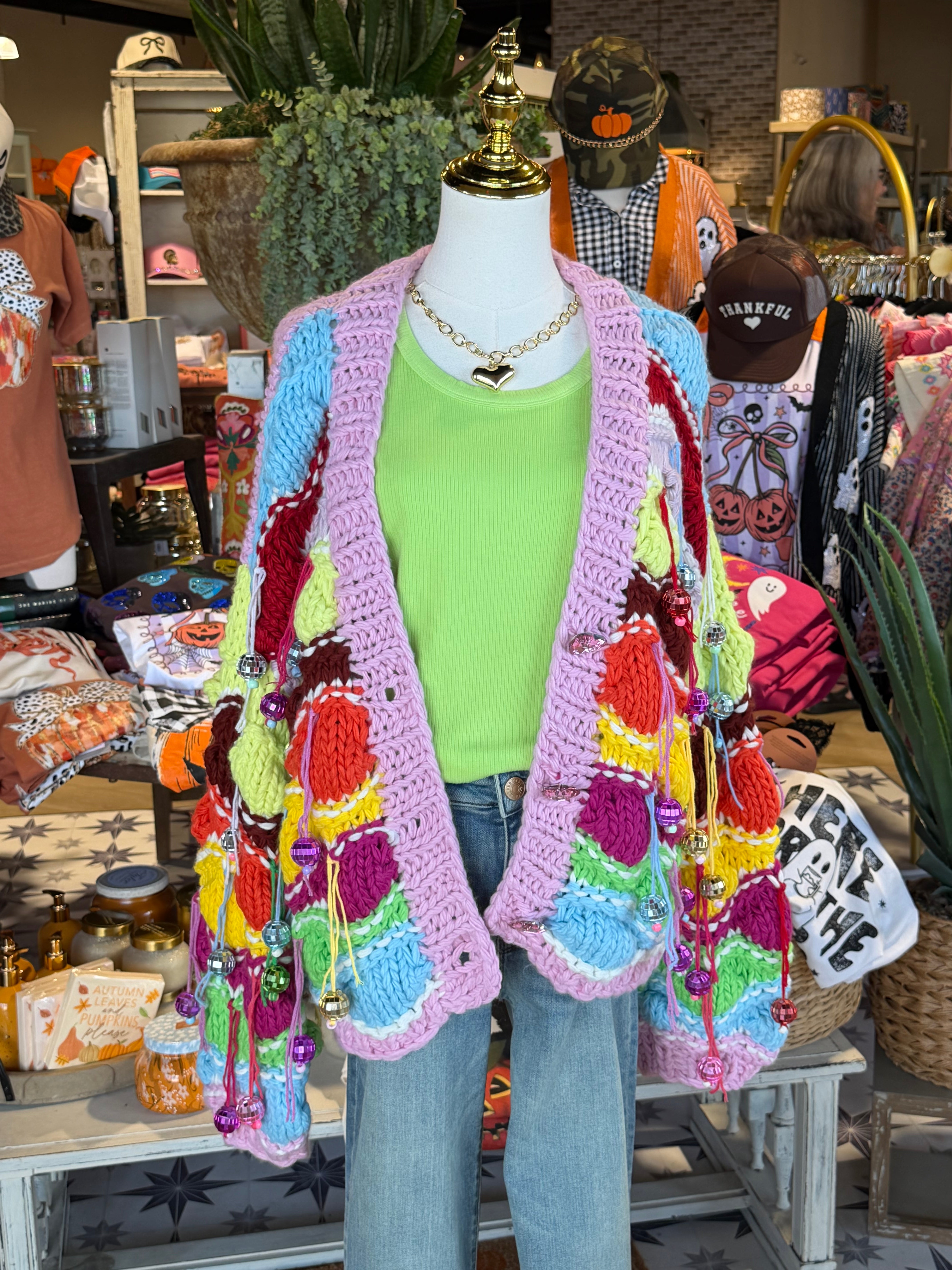 Disco Ball Cardigan