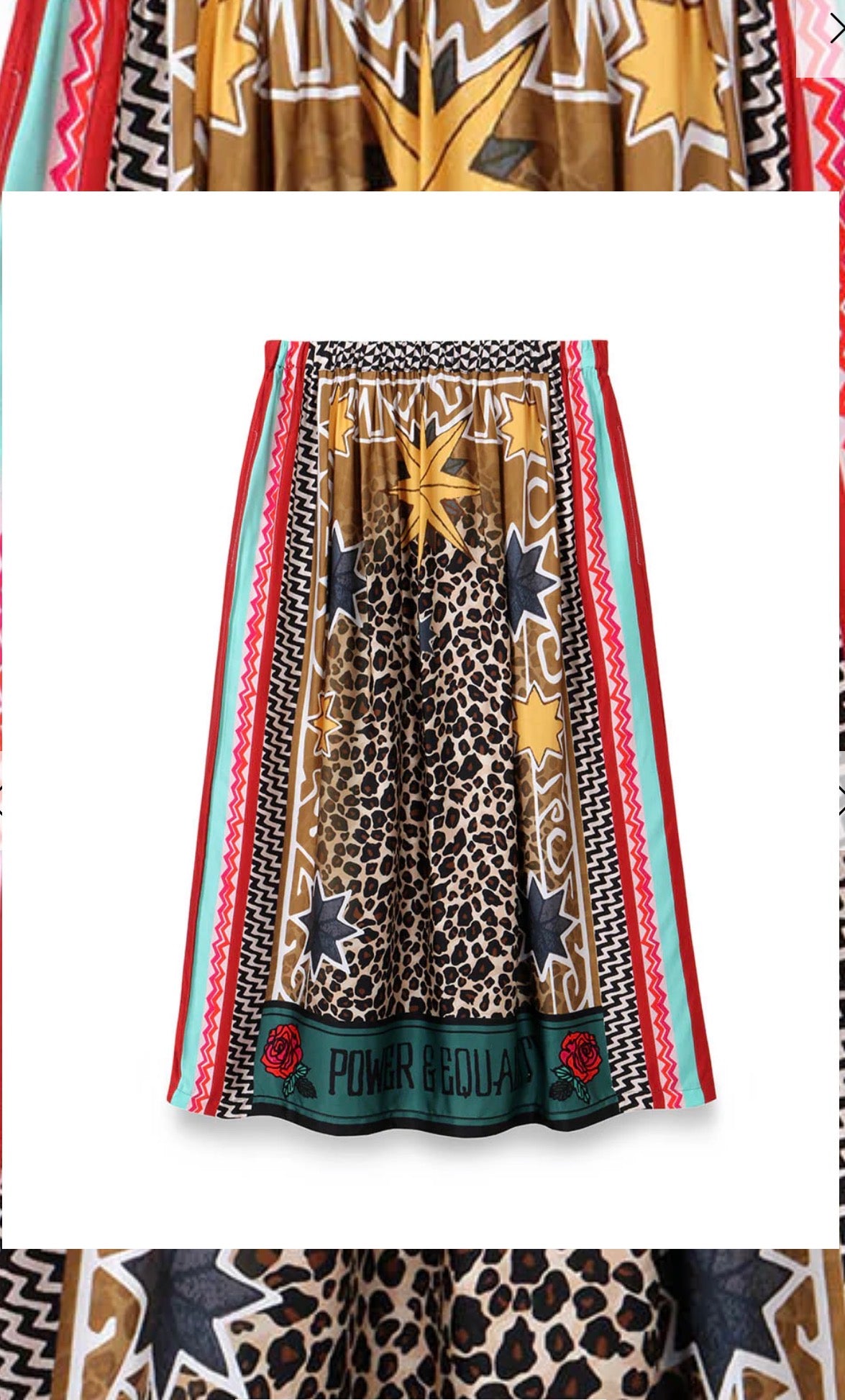 Hailey Printed Skirt