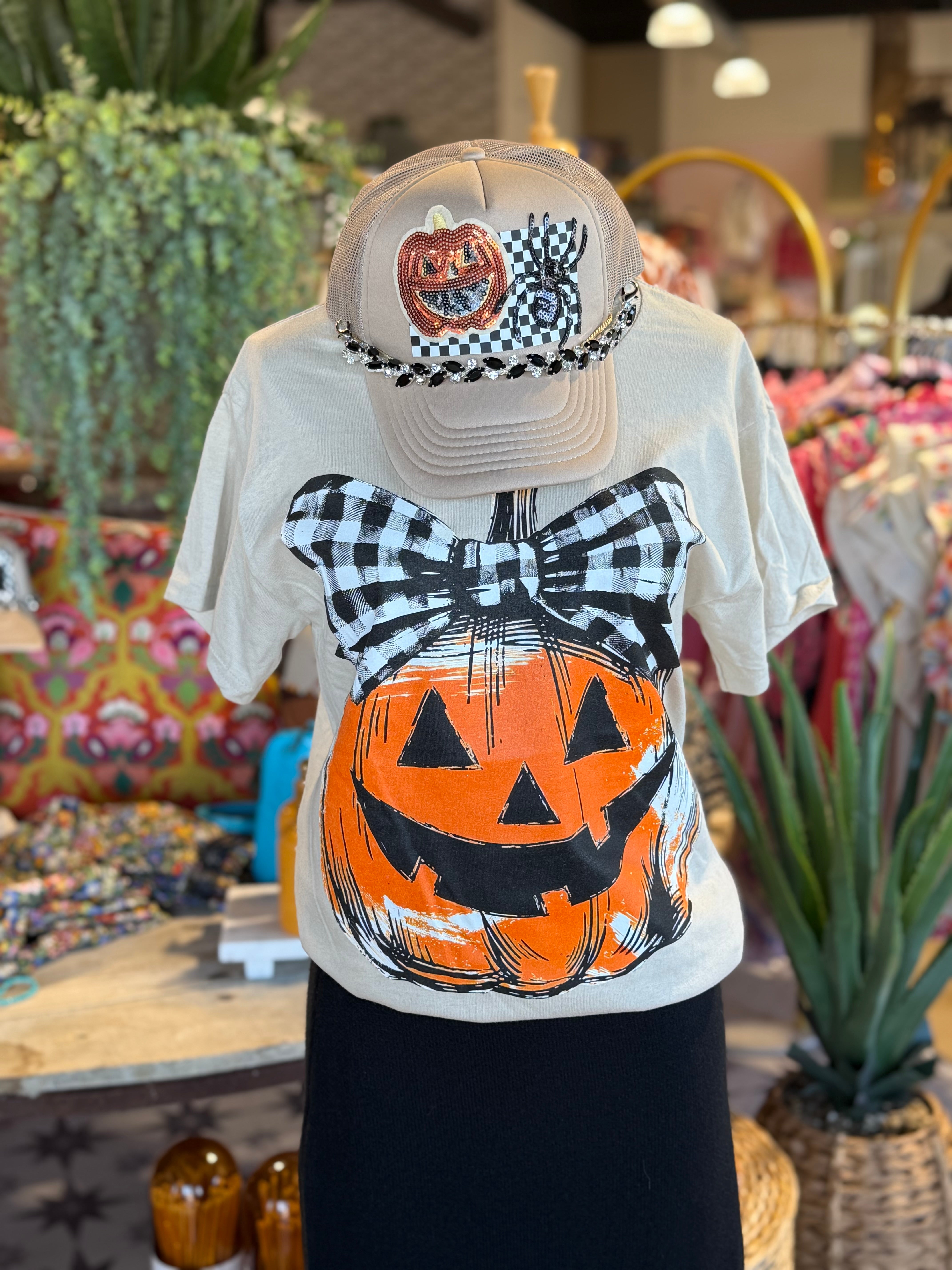 Preppy Retro Pumpkin Tee