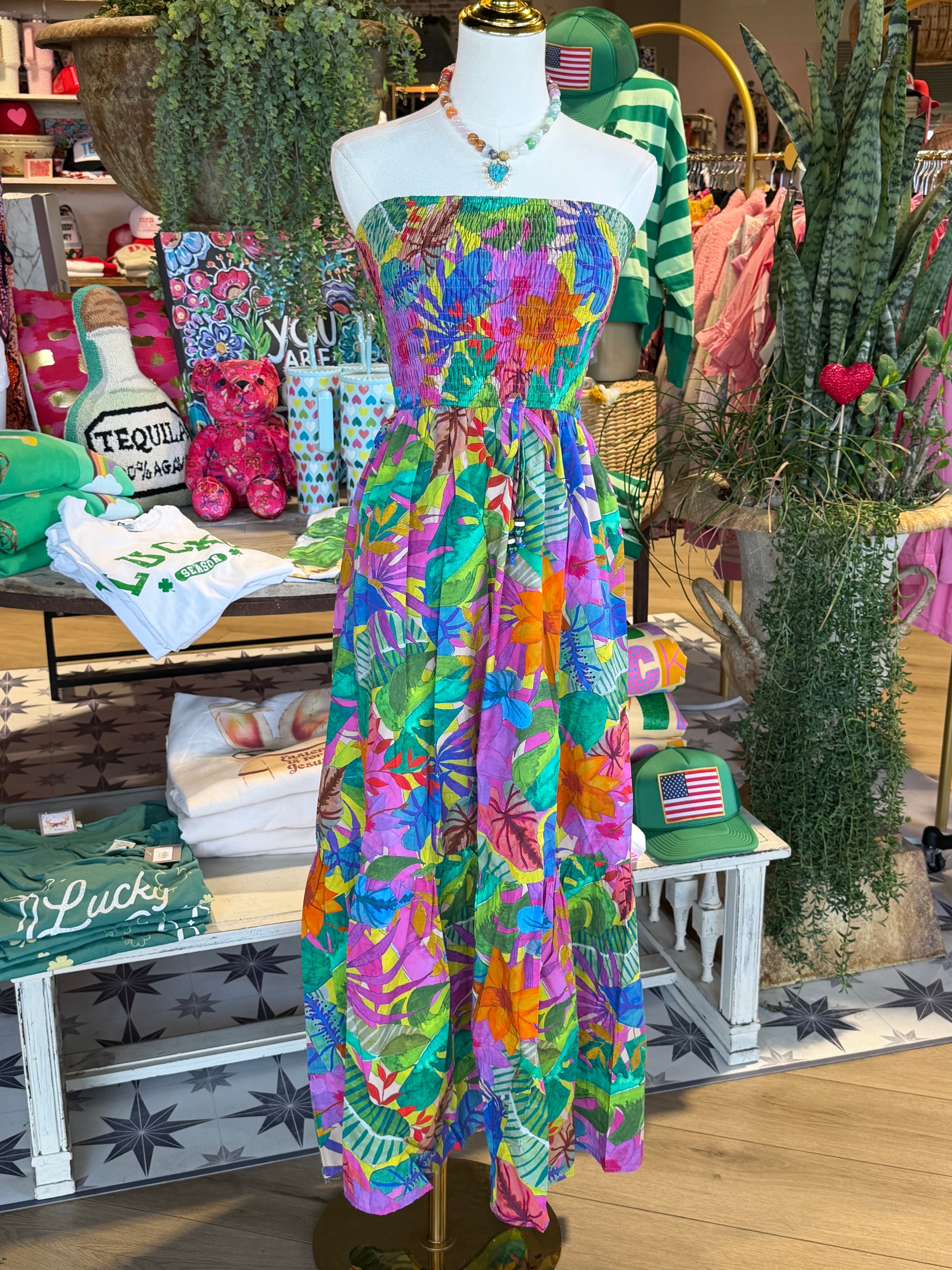 Smocked Goddess Dress