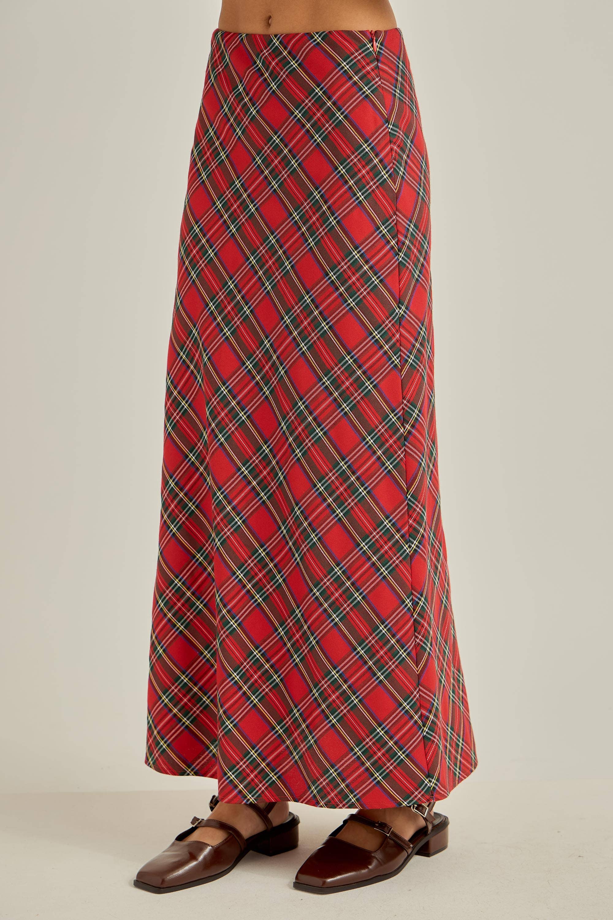 Holiday Plaid Skirt