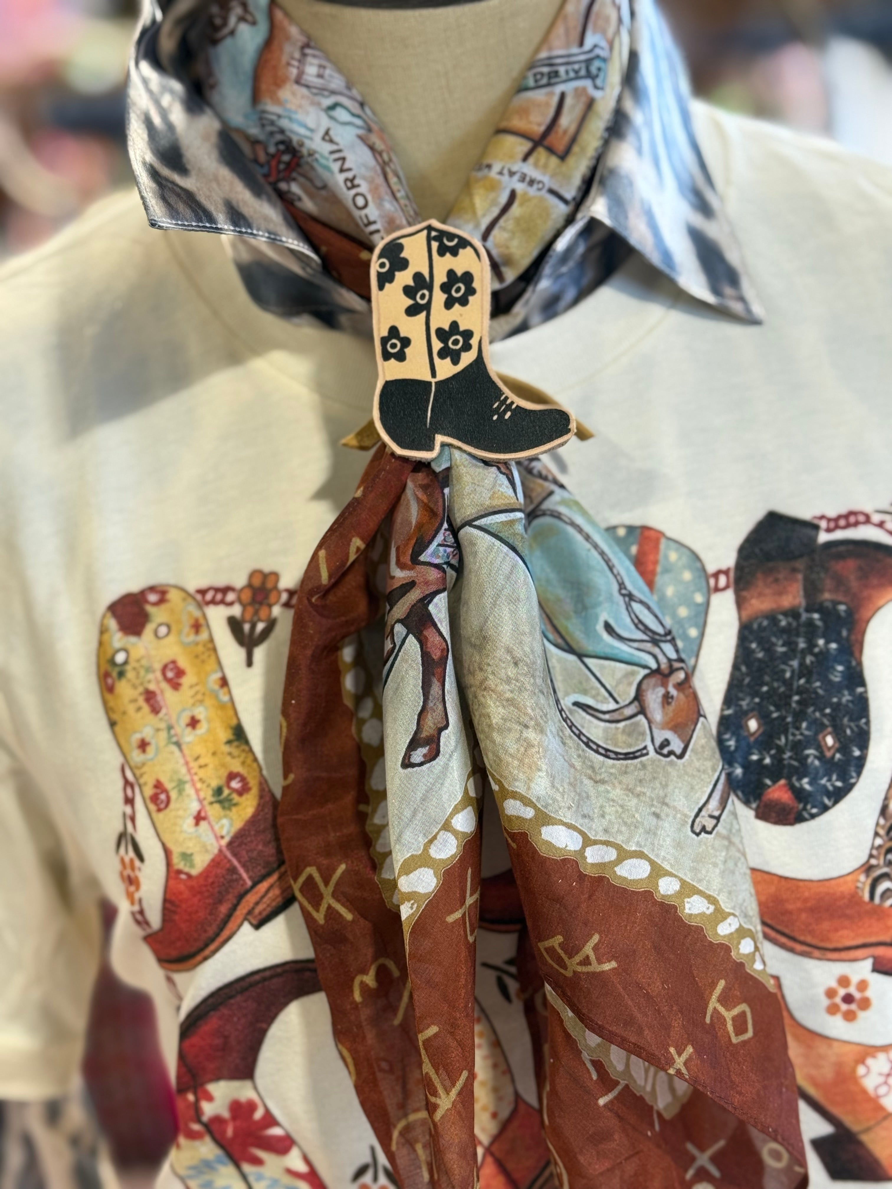 Cutout Western Slides & Pins- Assorted