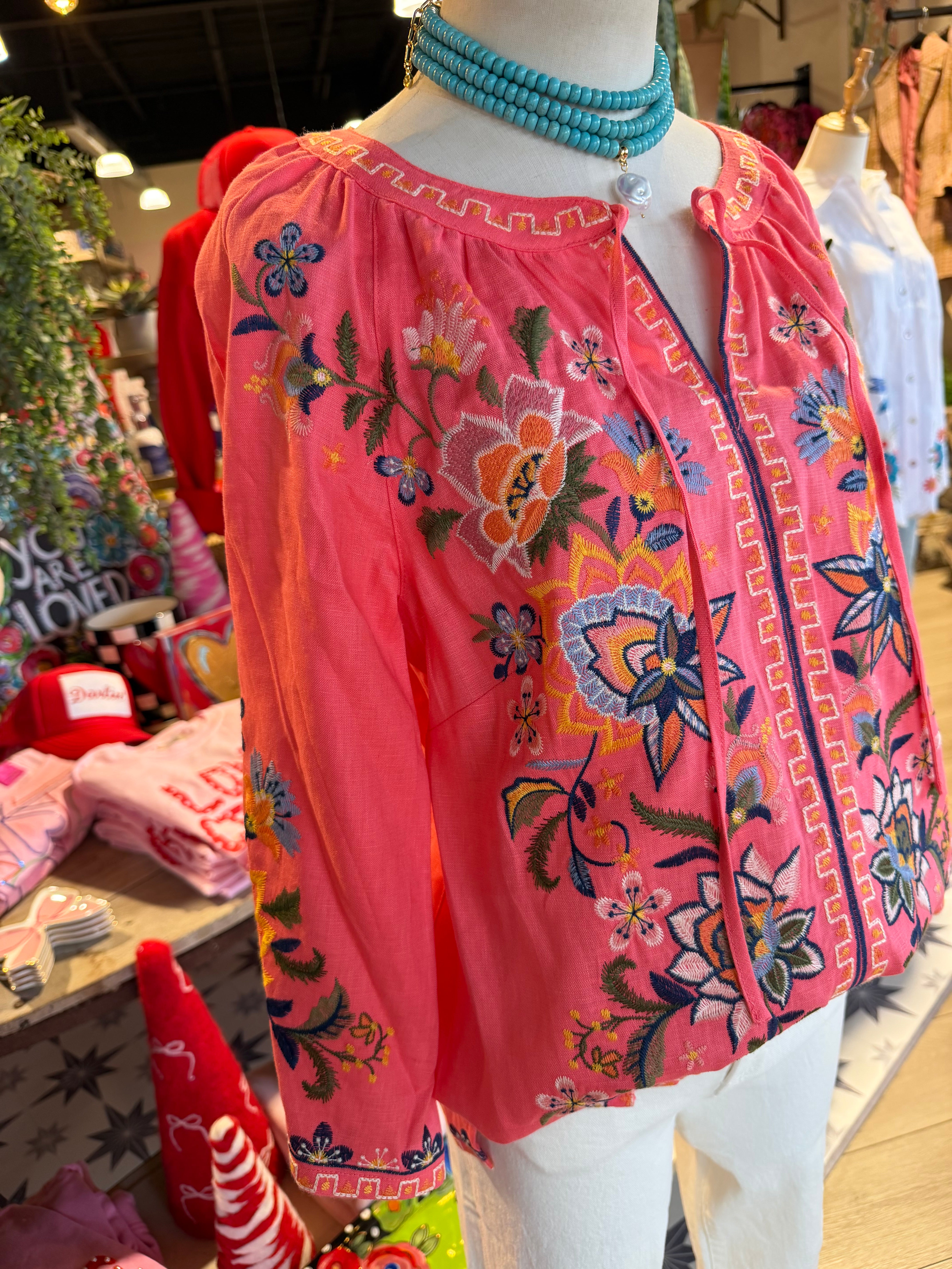 Blakely Embroidered Top