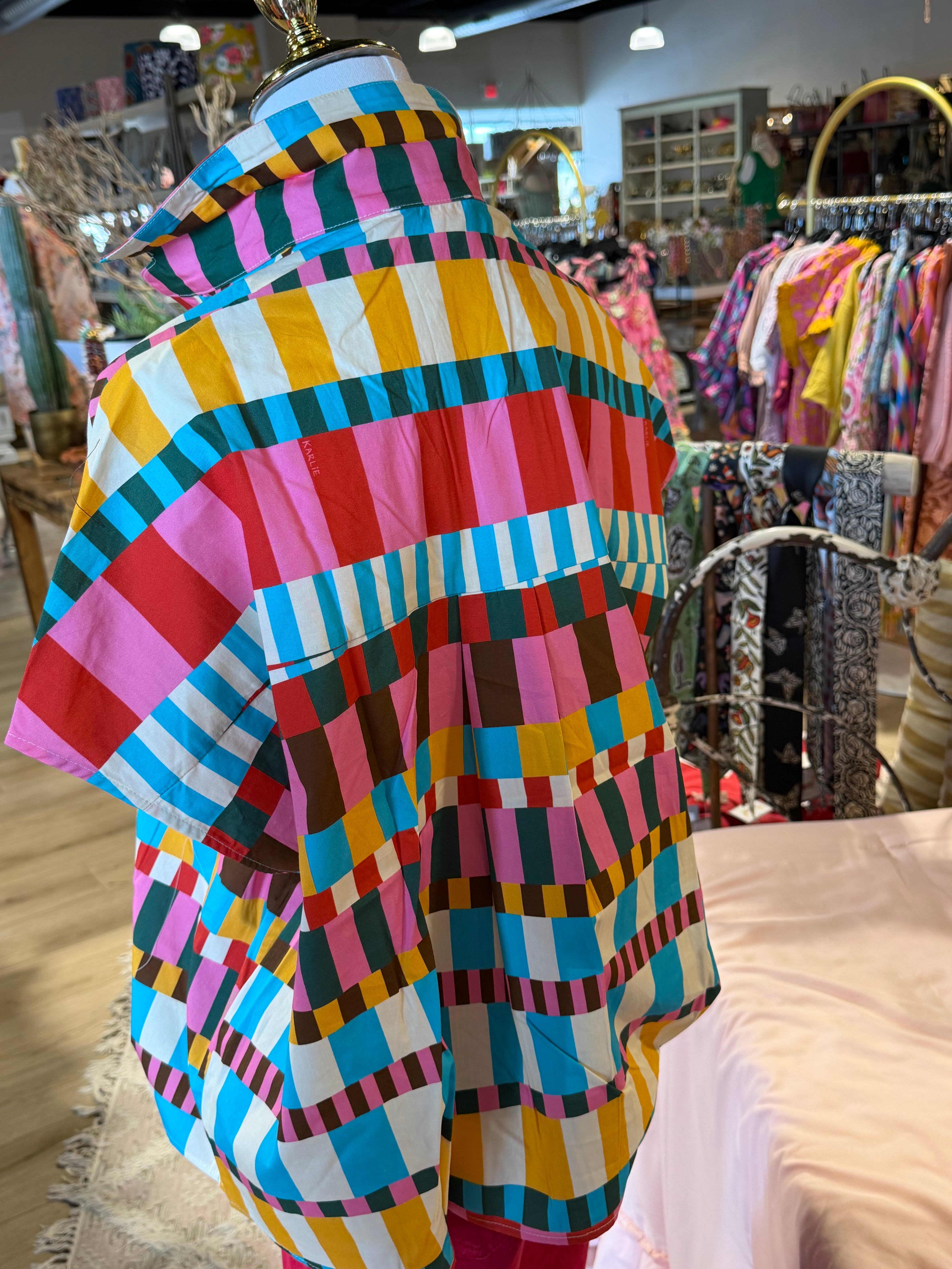 Poplin Signature Top