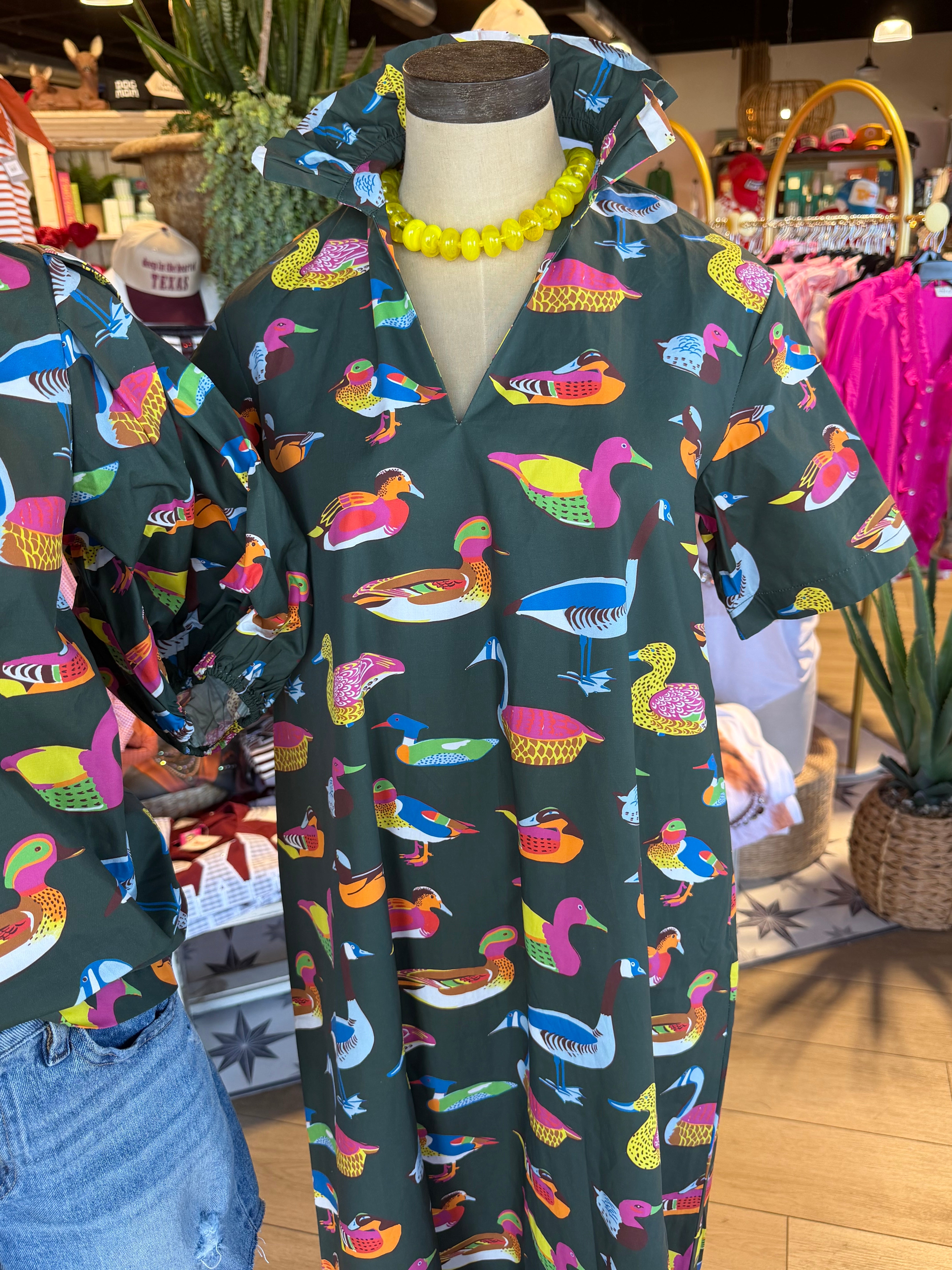 Anna Duck Top Olive