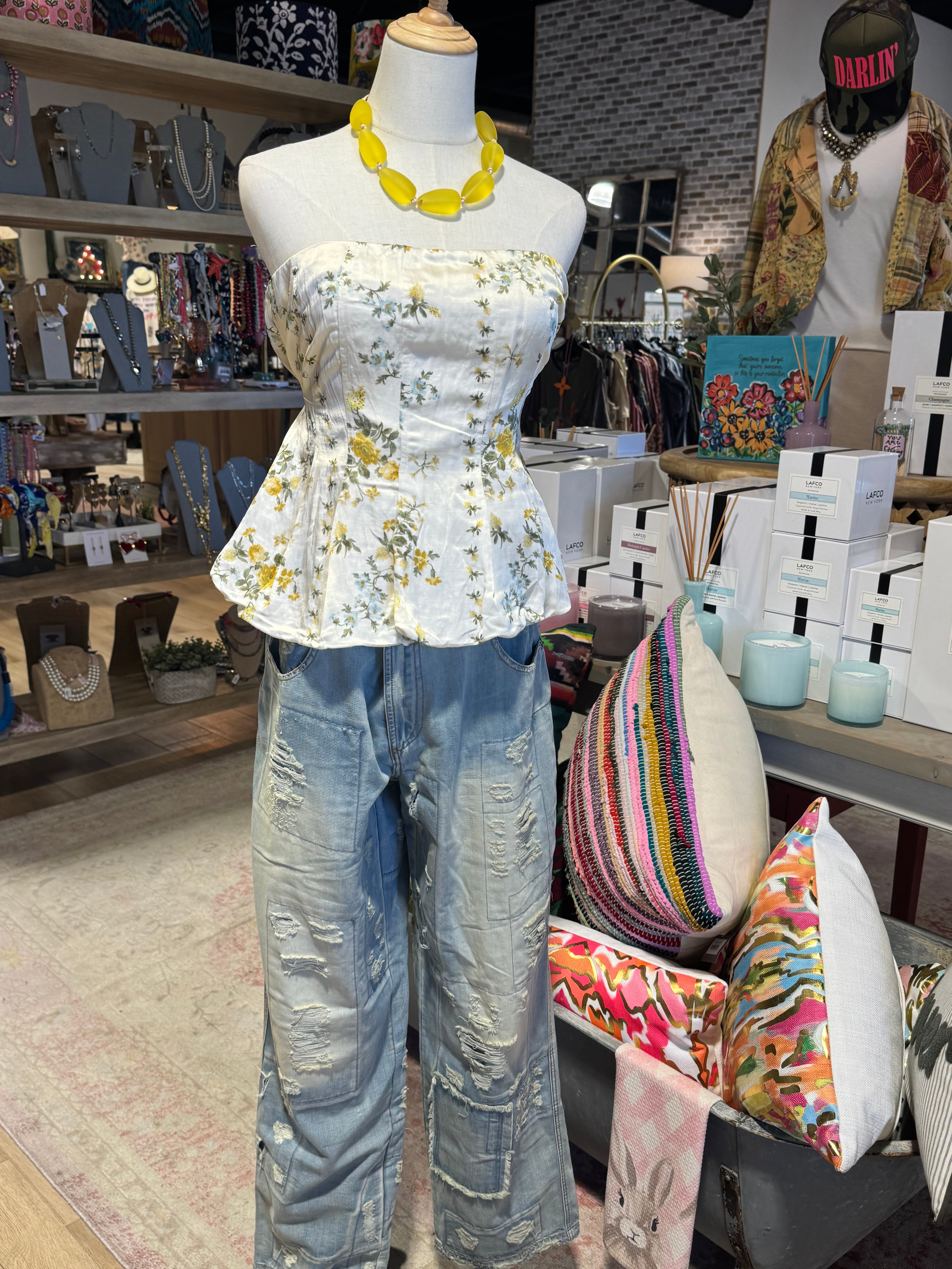 Classic Peace and Love Jeans