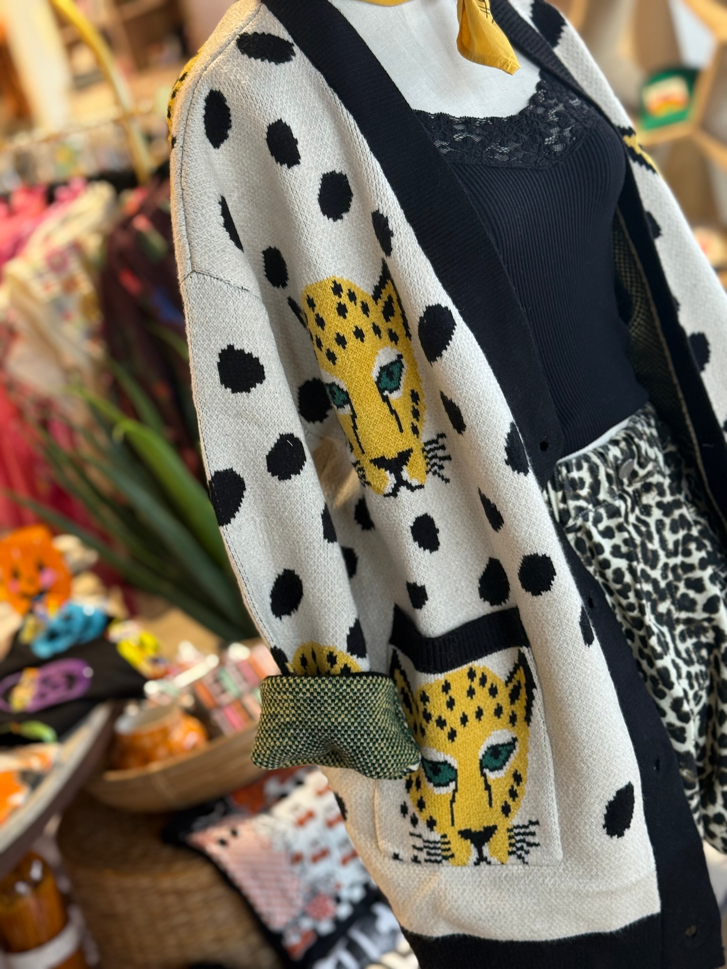 Lizzy Leopard Cardigan