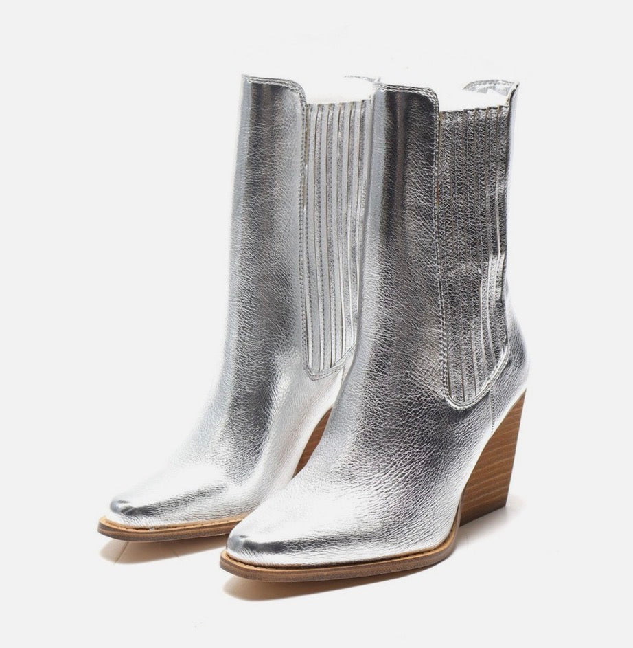 Cali Silver Boots