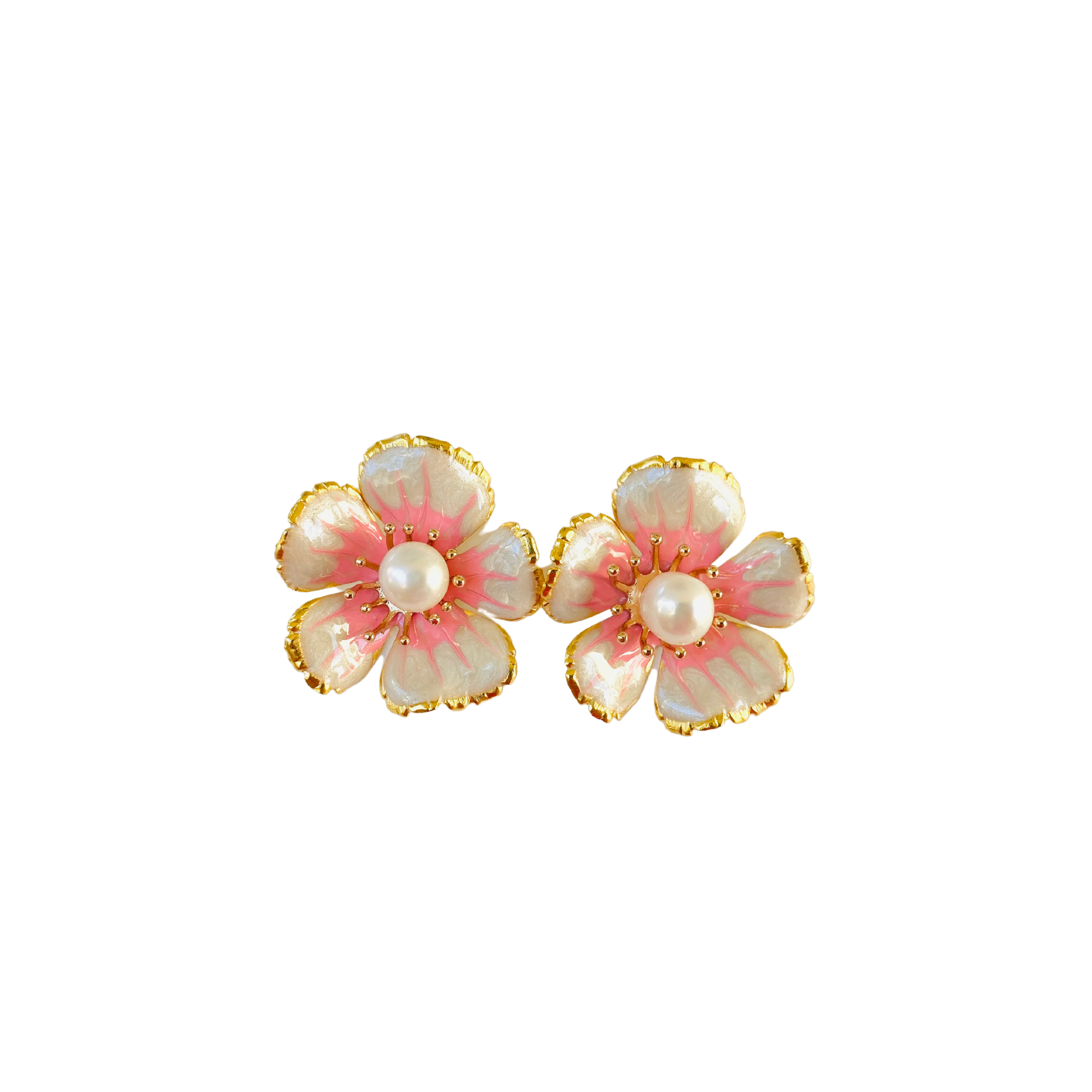Hand-painted Pearl Flower