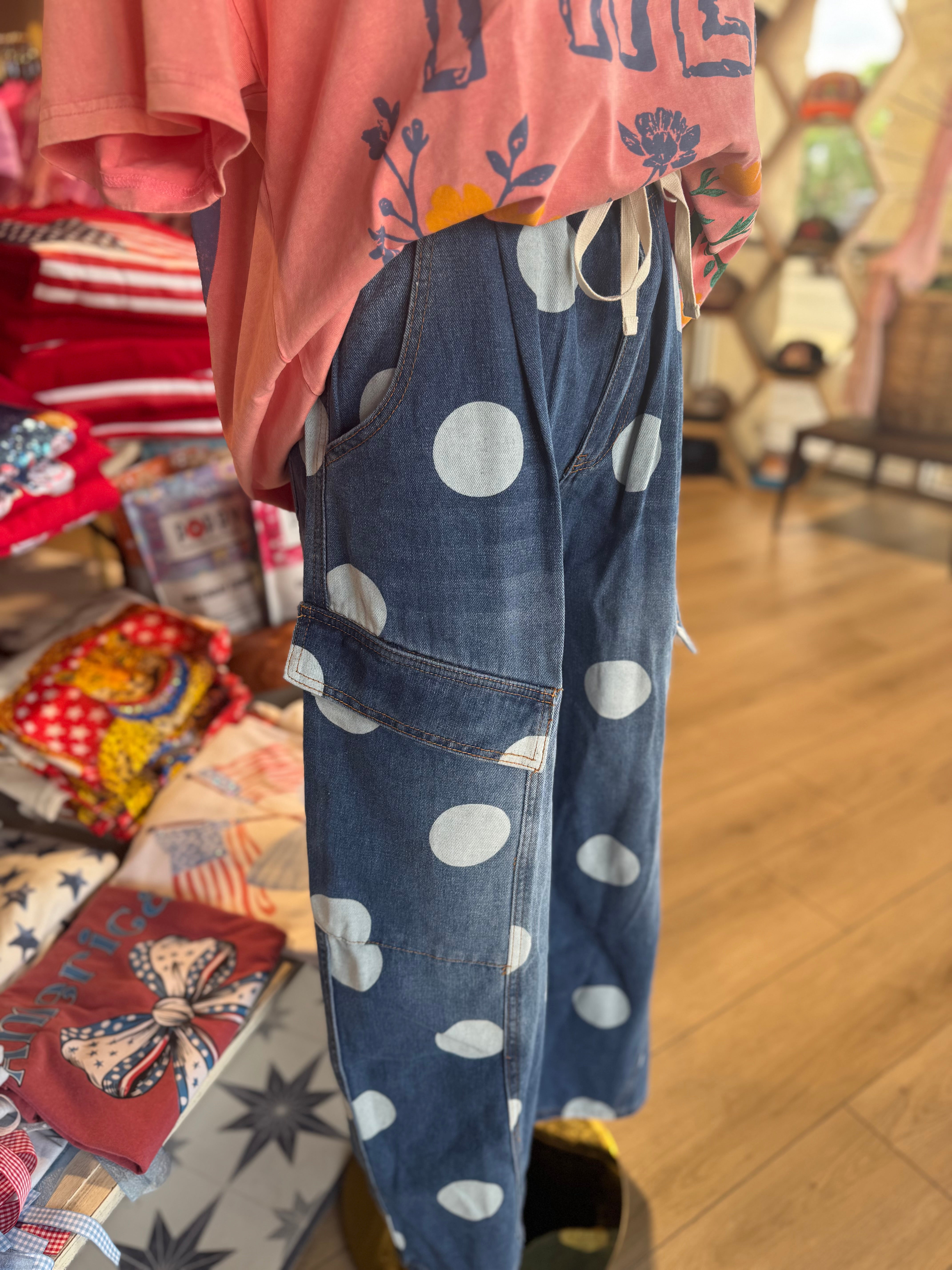 Polka Dot Jeans