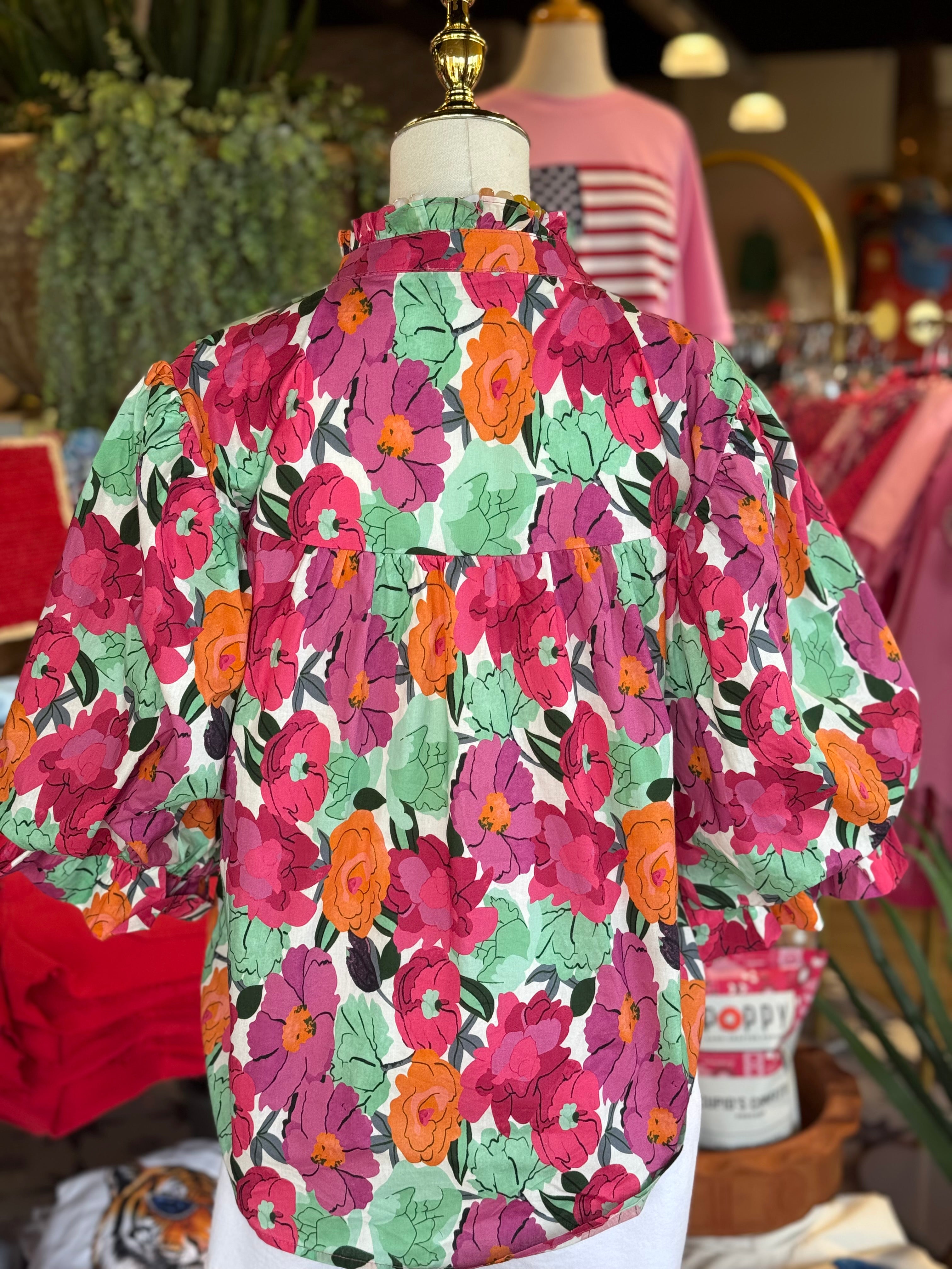 Sarah Floral Top