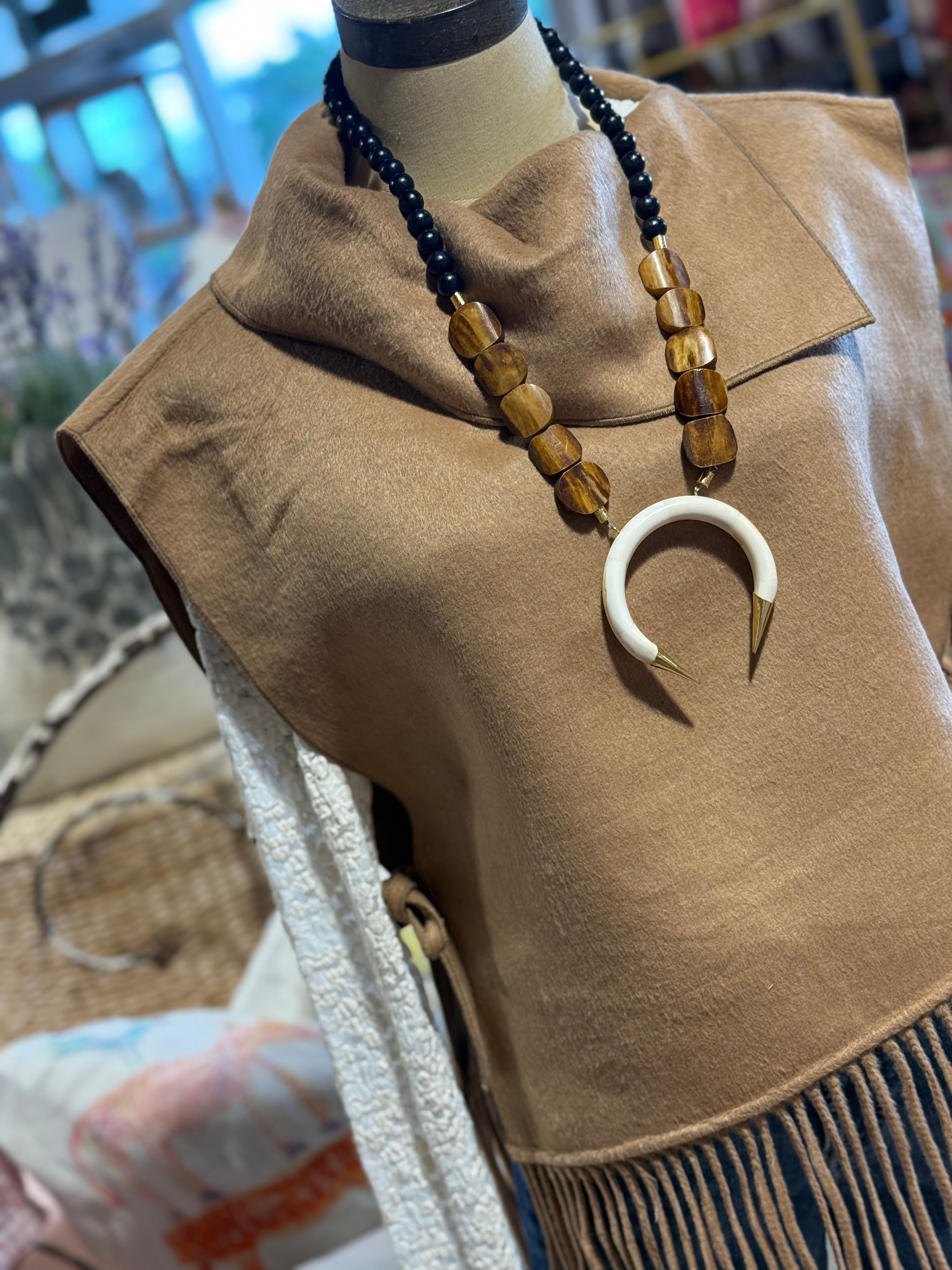 Camila Fringe Poncho