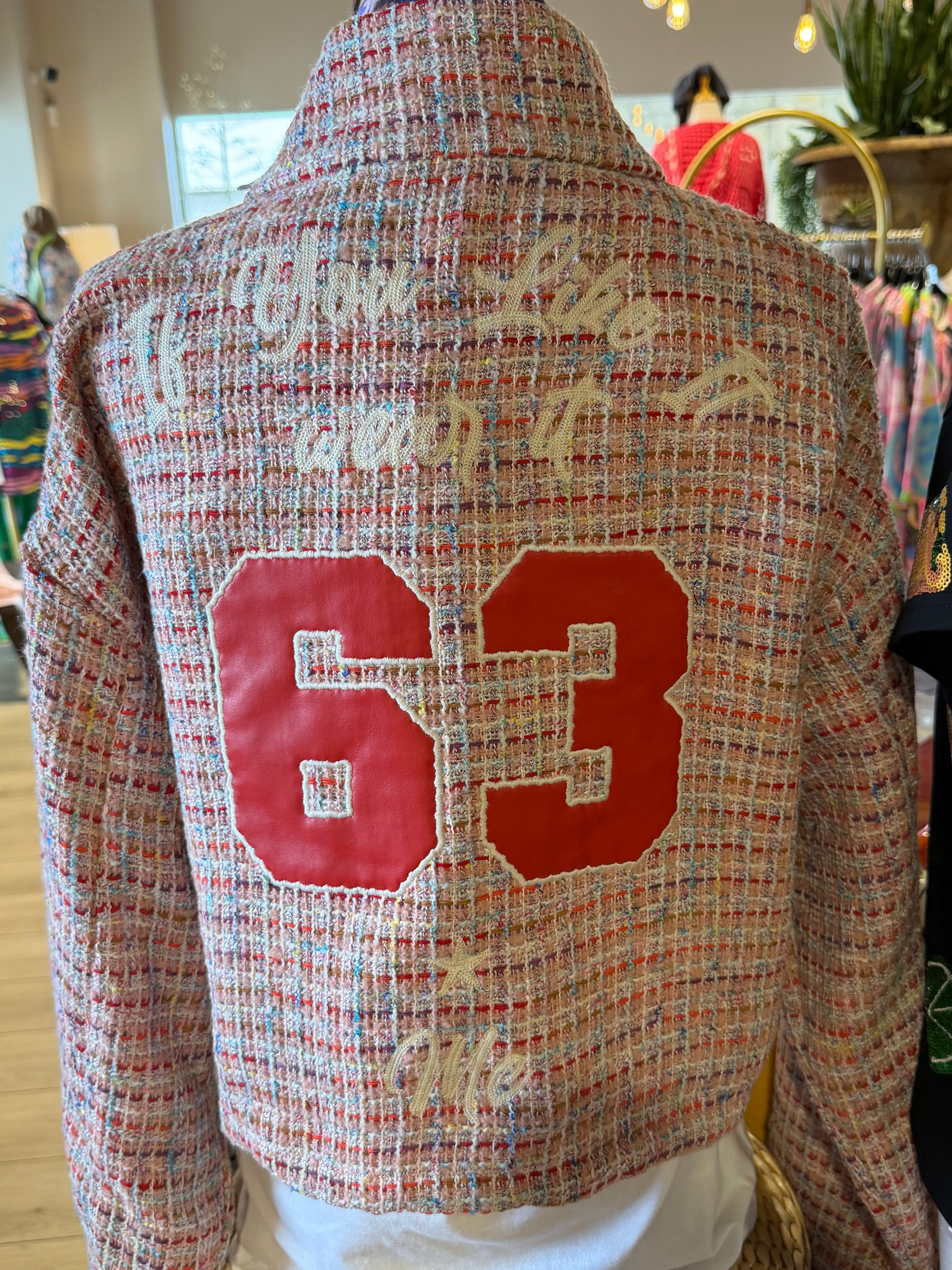 Ivy Jacket- Pink:Black SALE