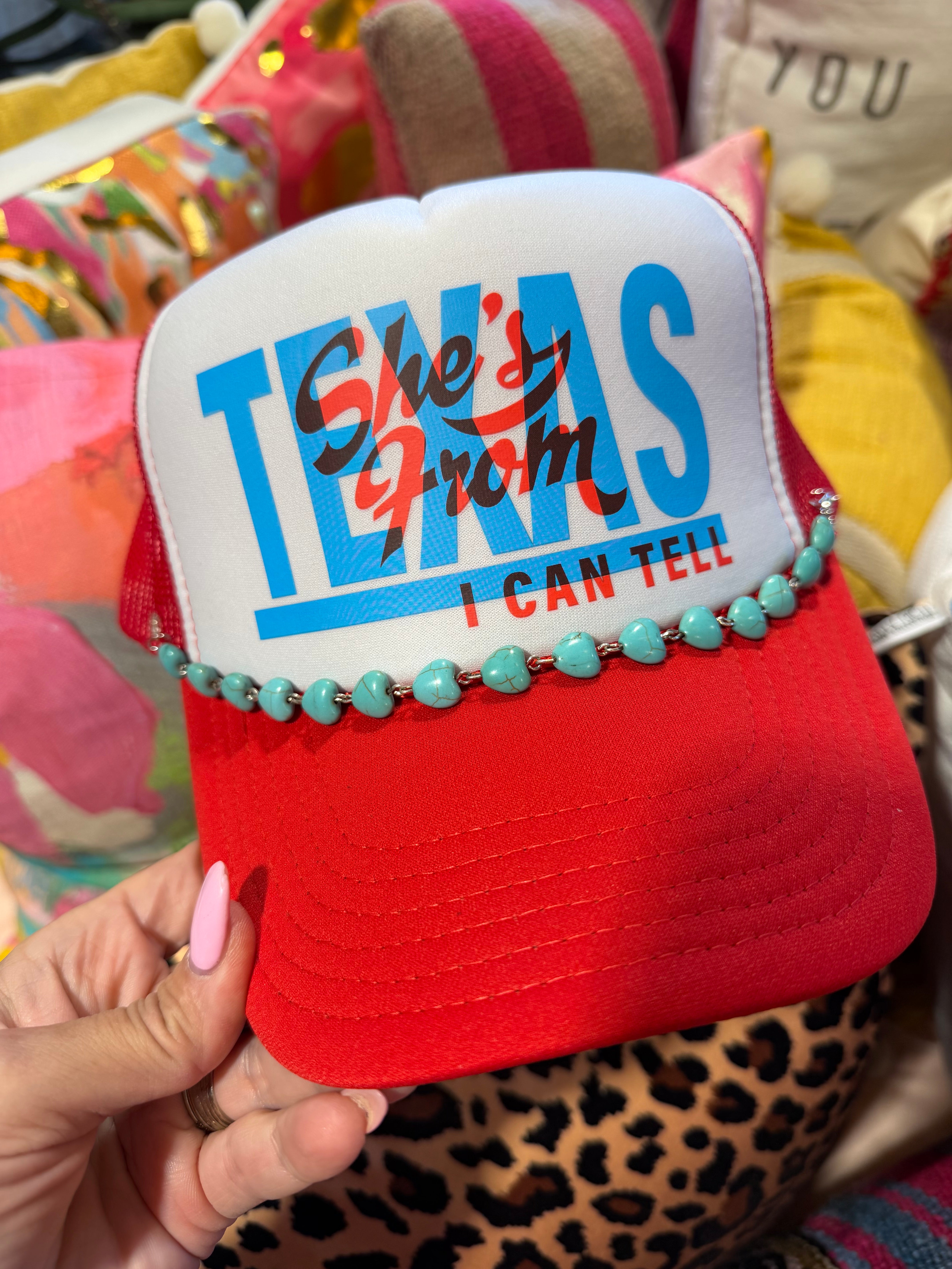 She’s From Texas Trucker w/ Hearts