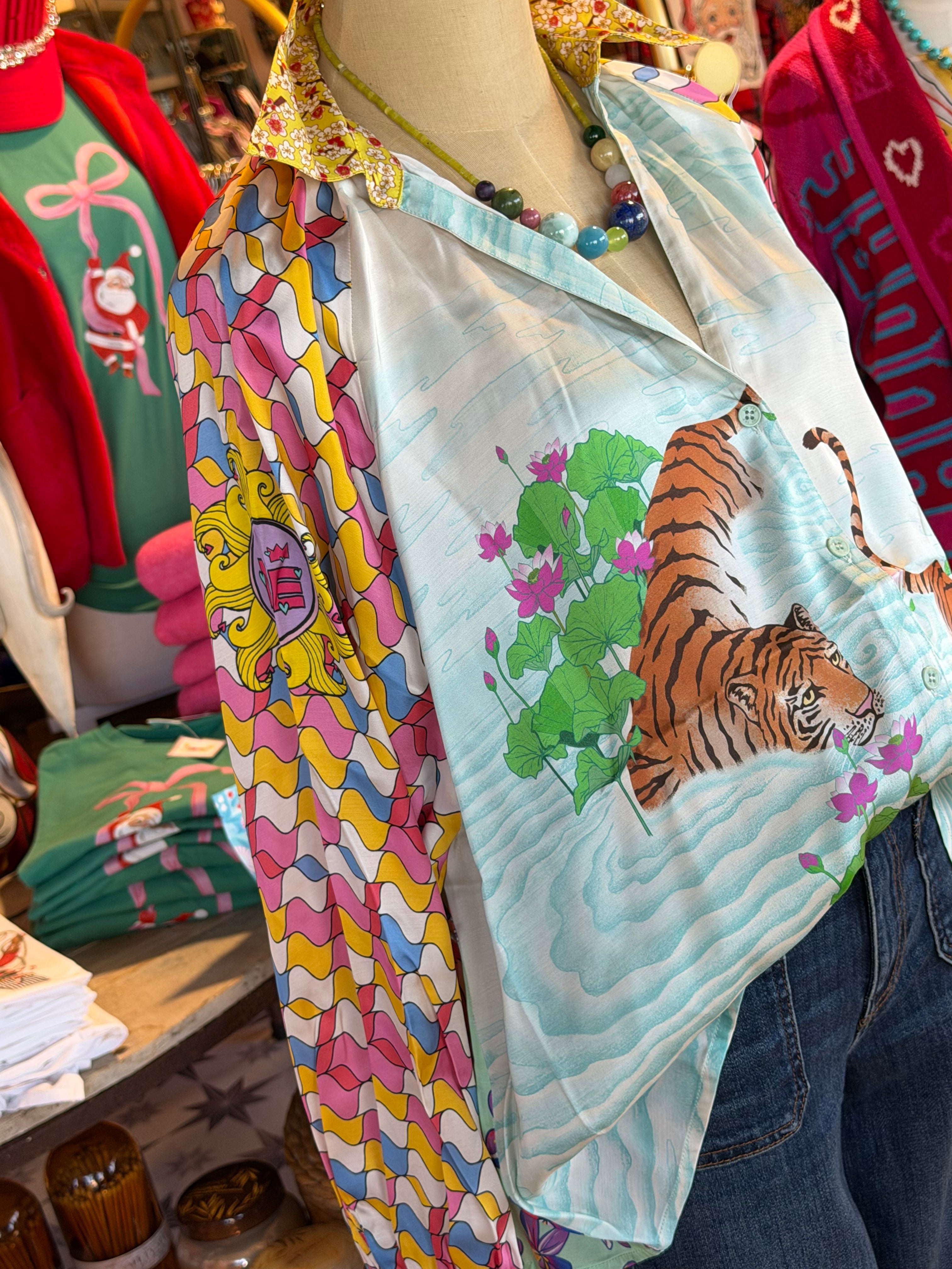 Adriana Tiger Blouse