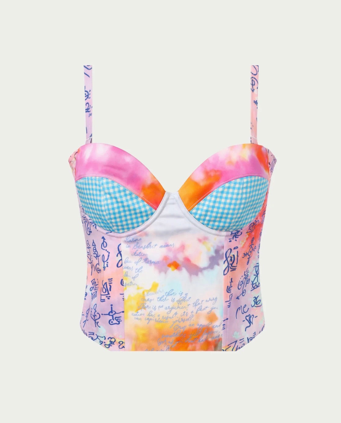 Patchwork Bustier