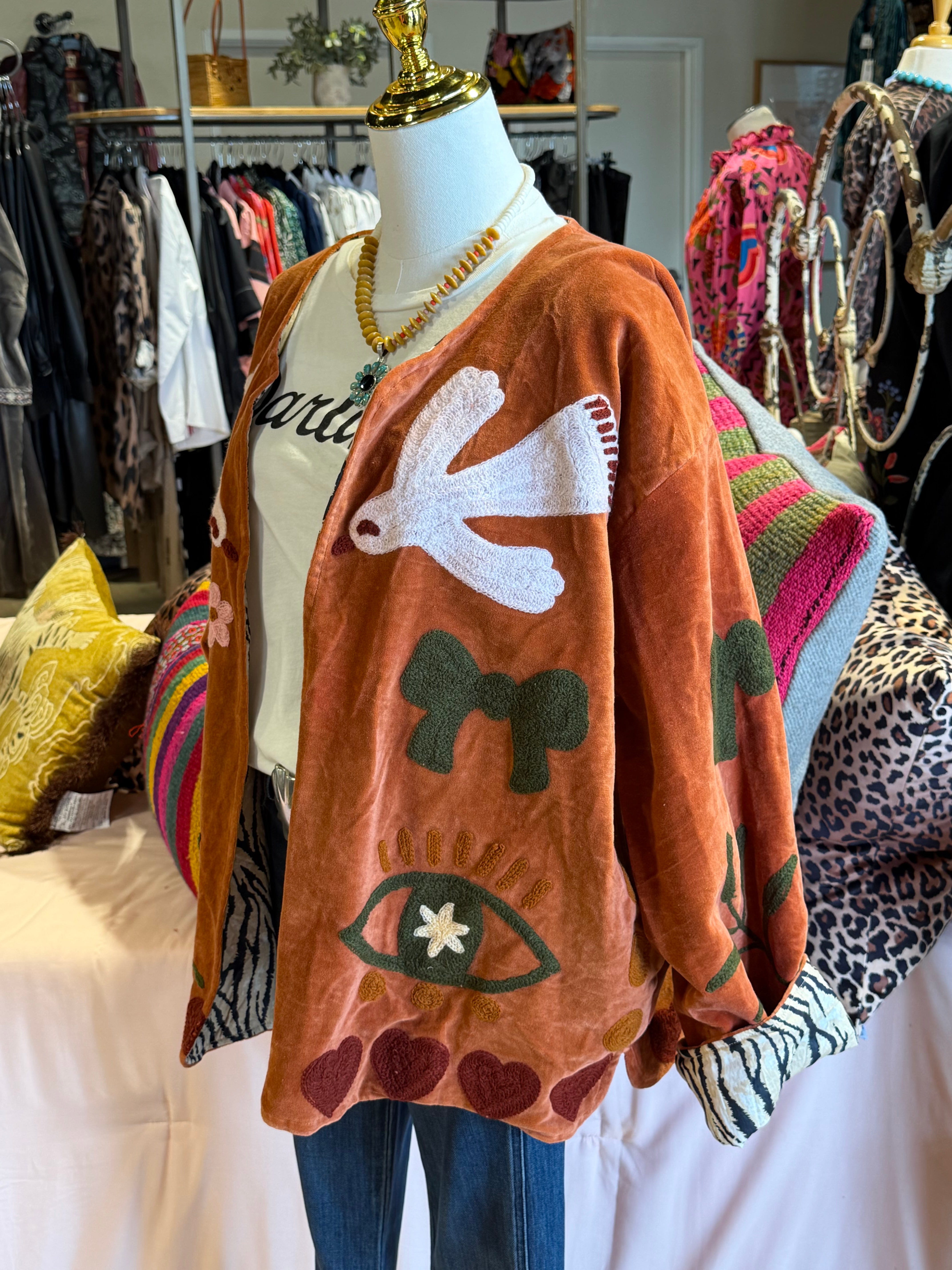 Flying High Velvet Jacket