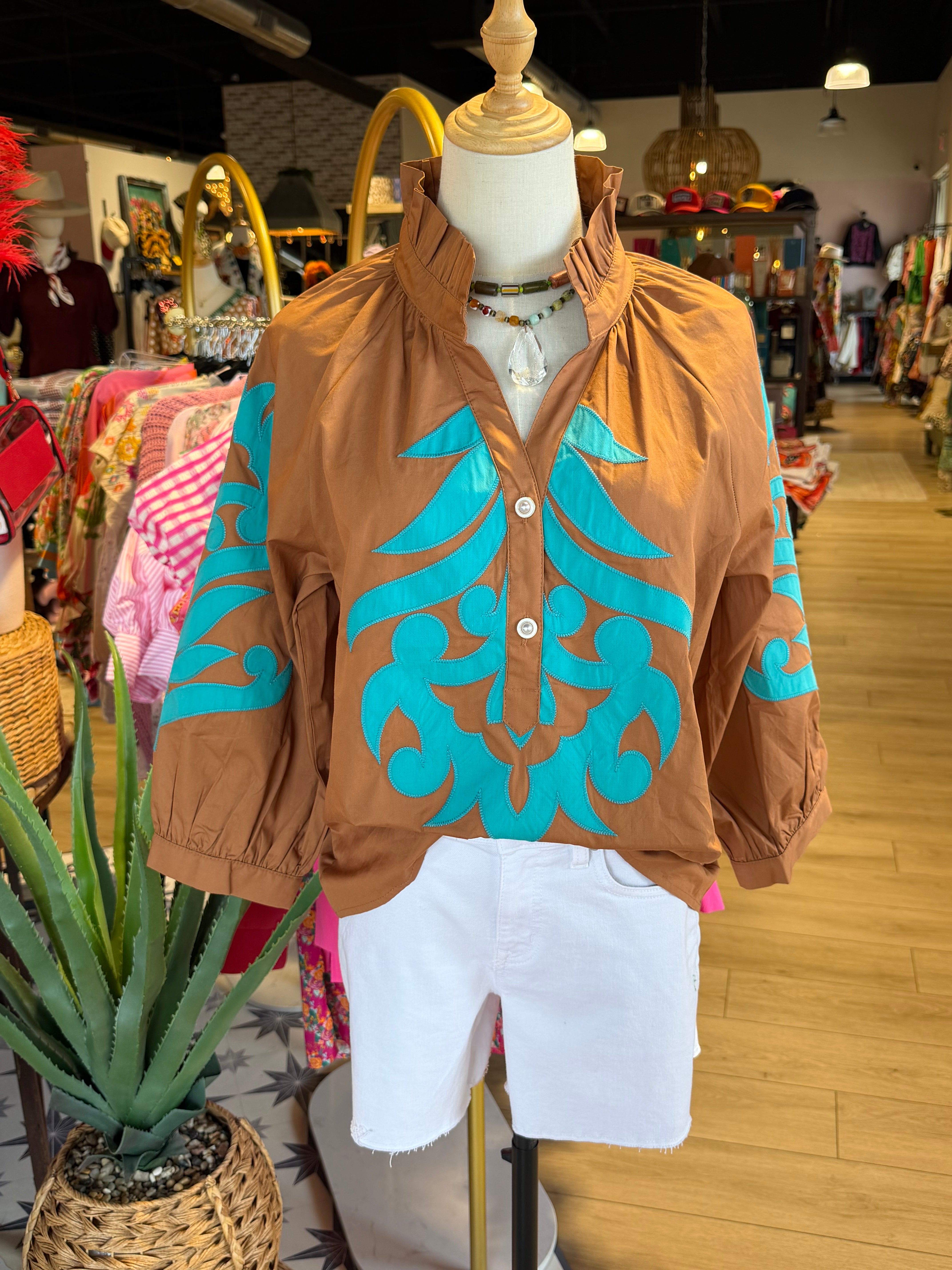 Clara Baroque Top