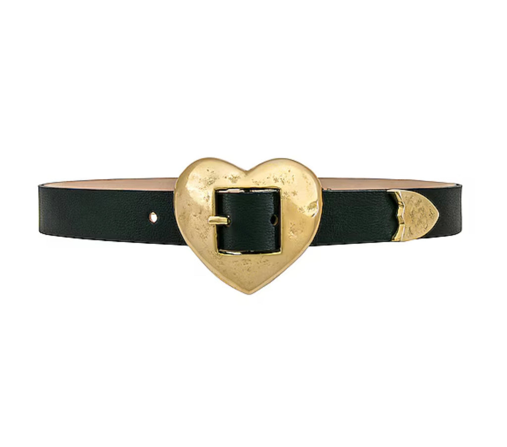 Black Heart Belt*** — The Golden Antler Boutique display picture 1