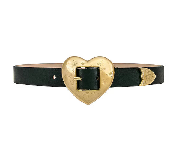 Black Heart Belt*** — The Golden Antler Boutique display picture 3