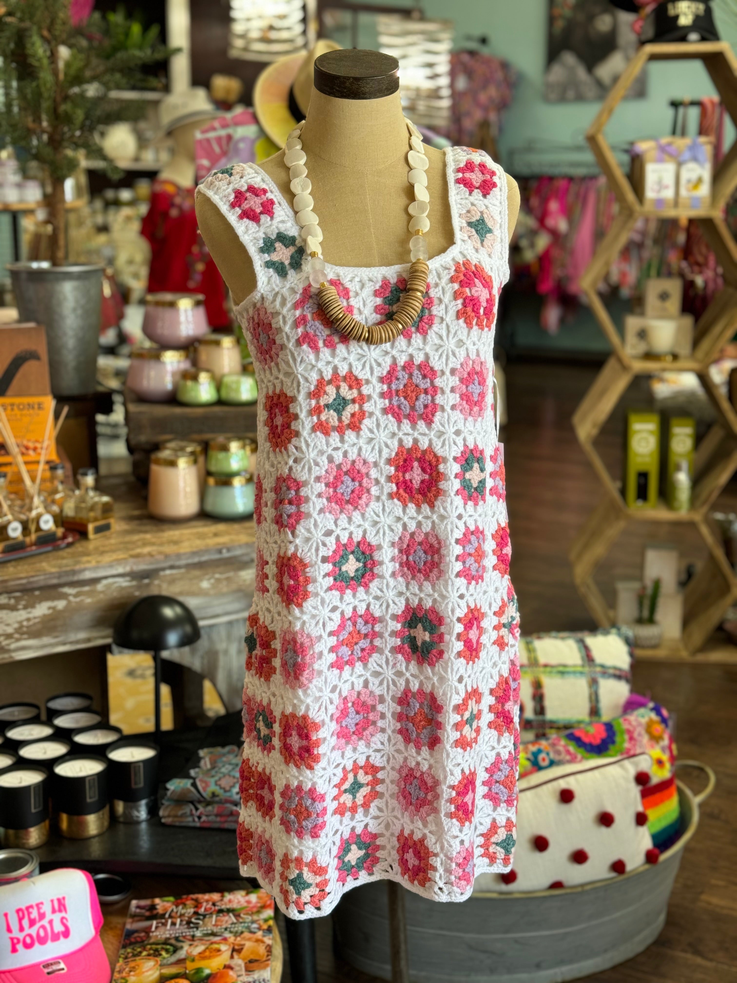 Graceyn Crochet Dress