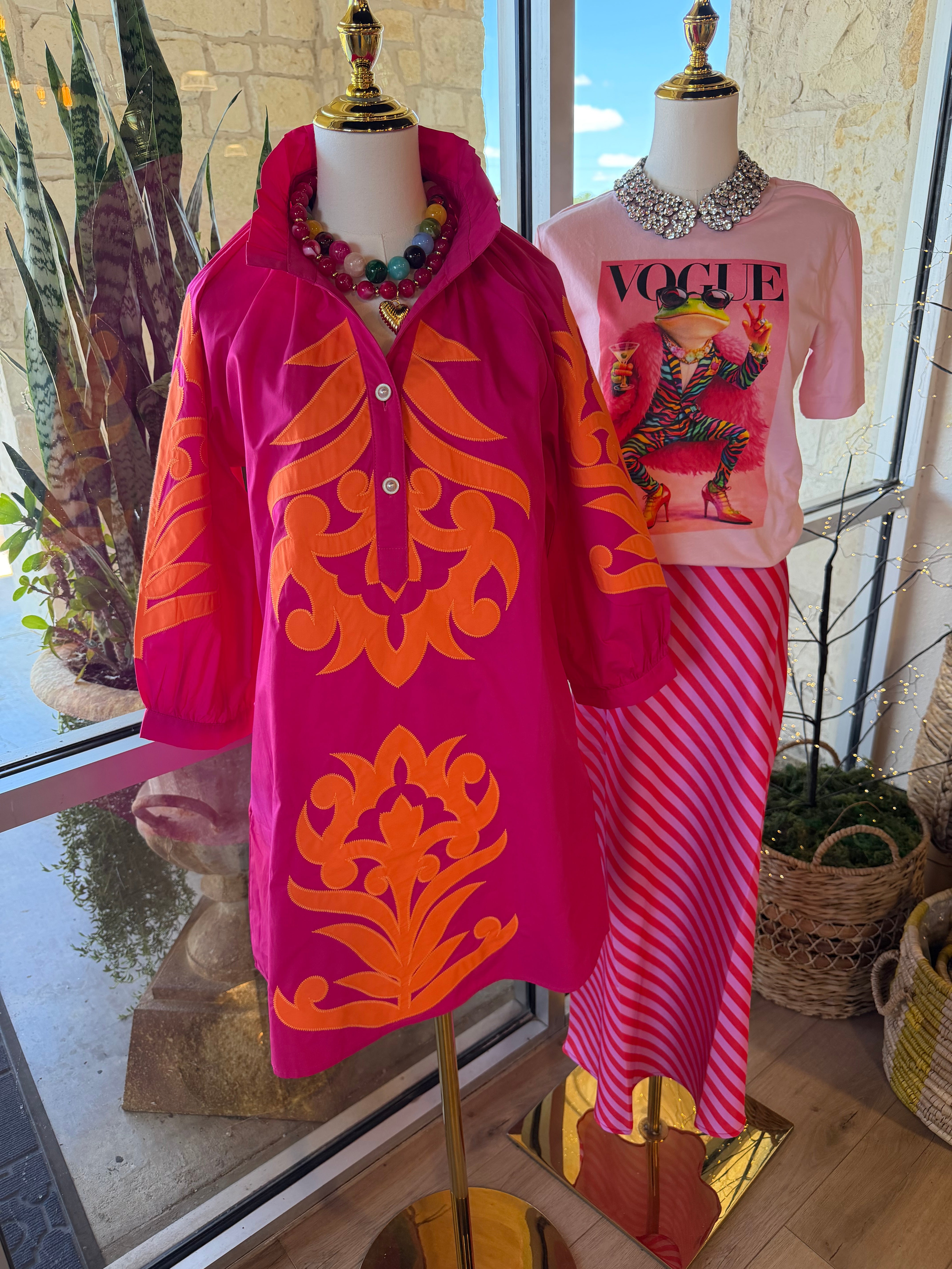 Kathy Appliqué Dress