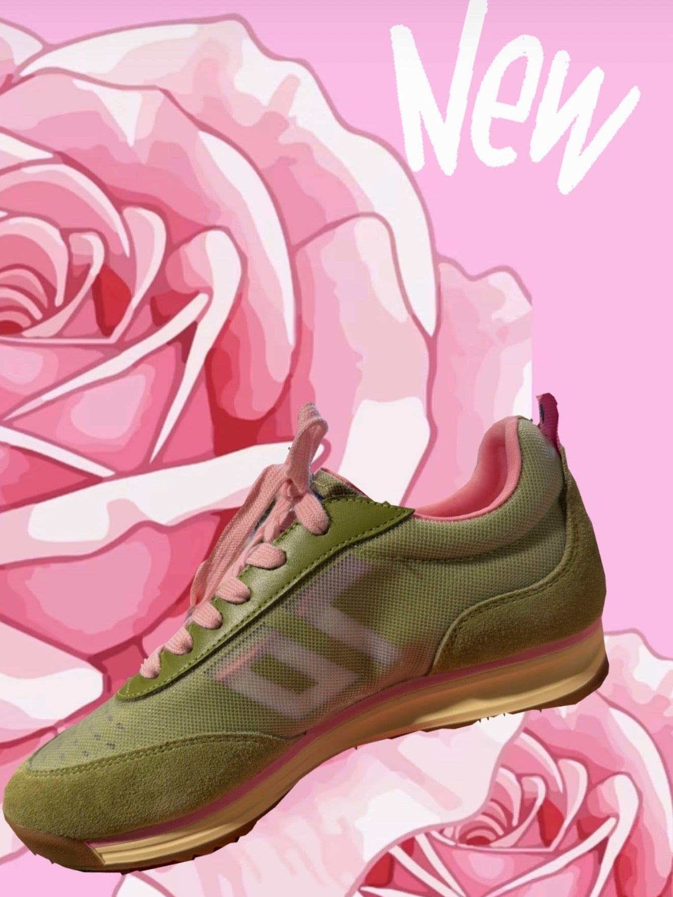 Back 70 - Olive & Pink