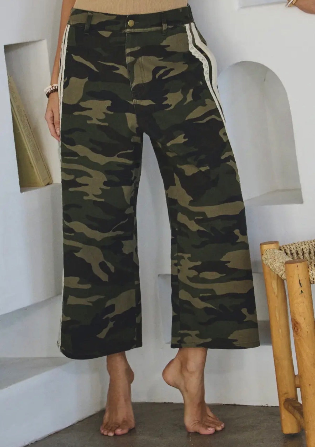 Cropped Camo Pants