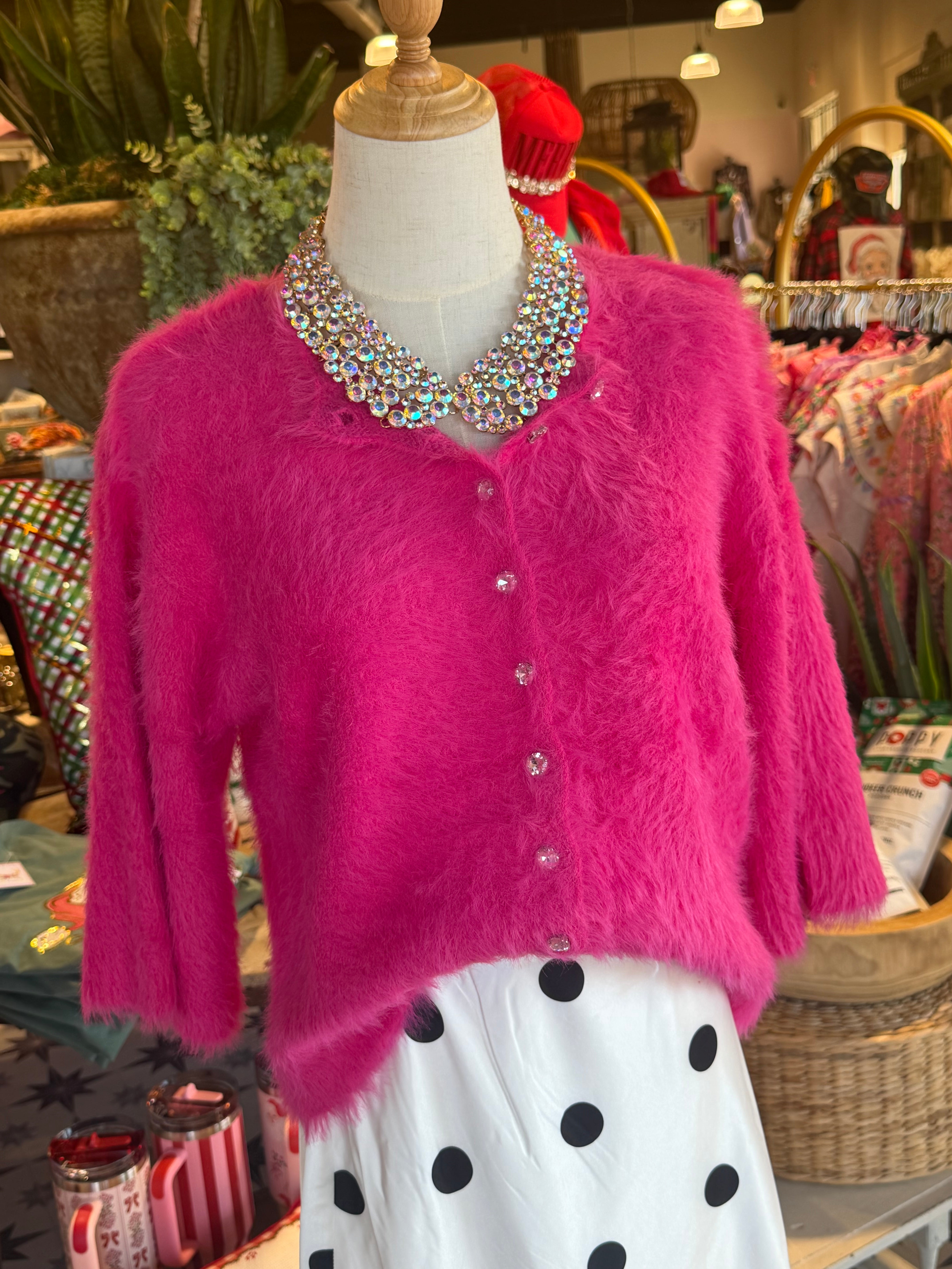 Polka Dot Satin Skirt