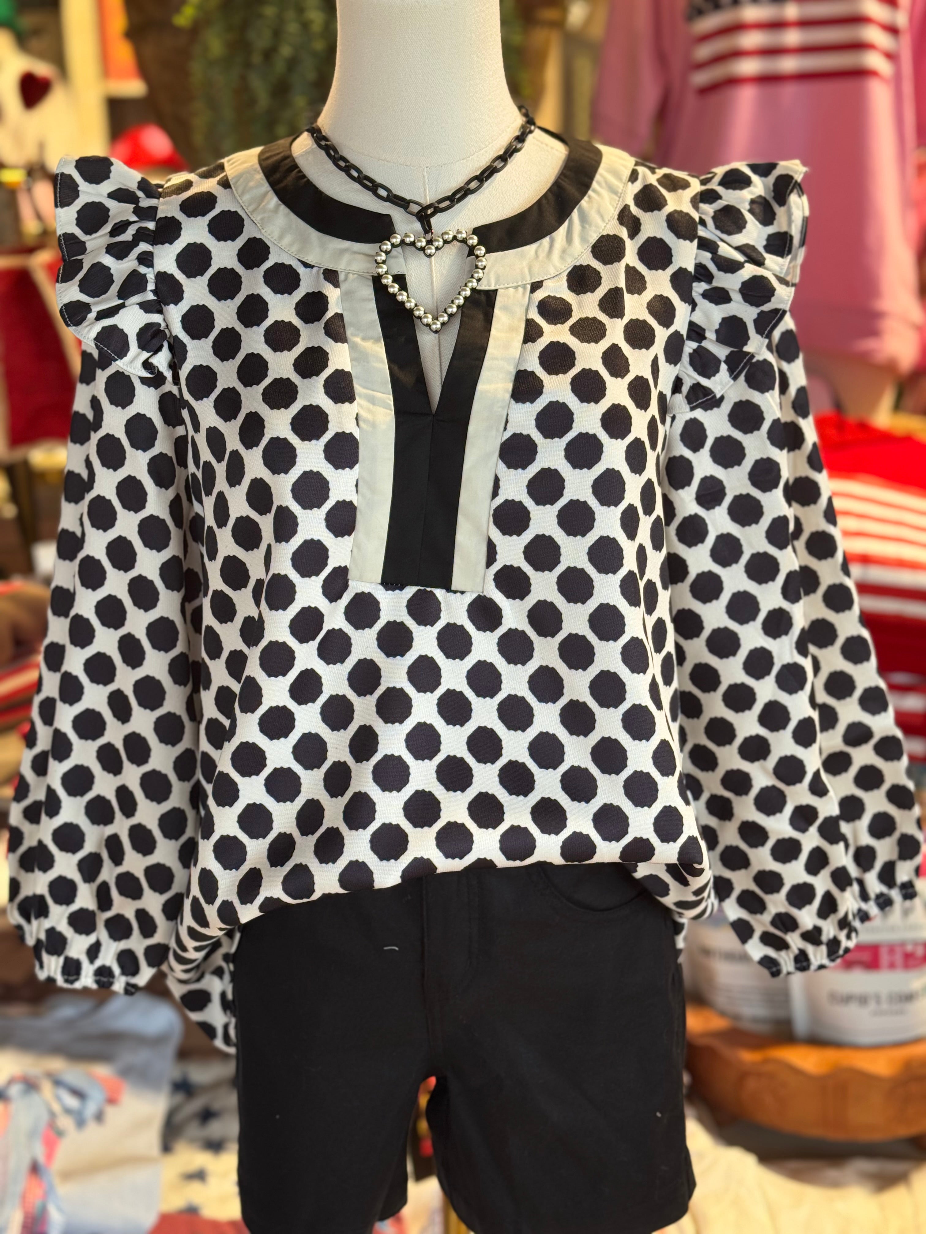 Dora Polka Dot Top