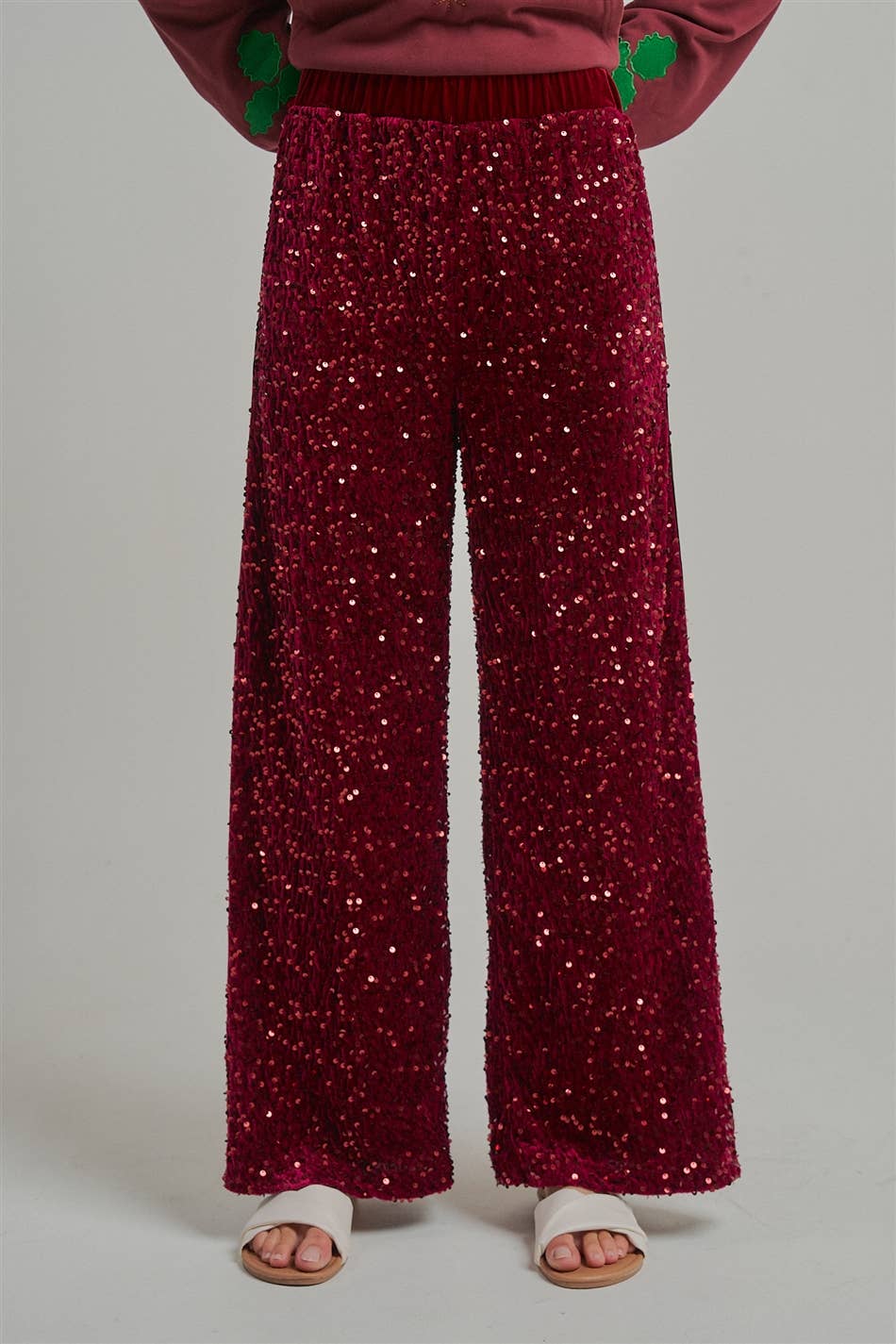 VELVET SEQUINS Pants- Assorted