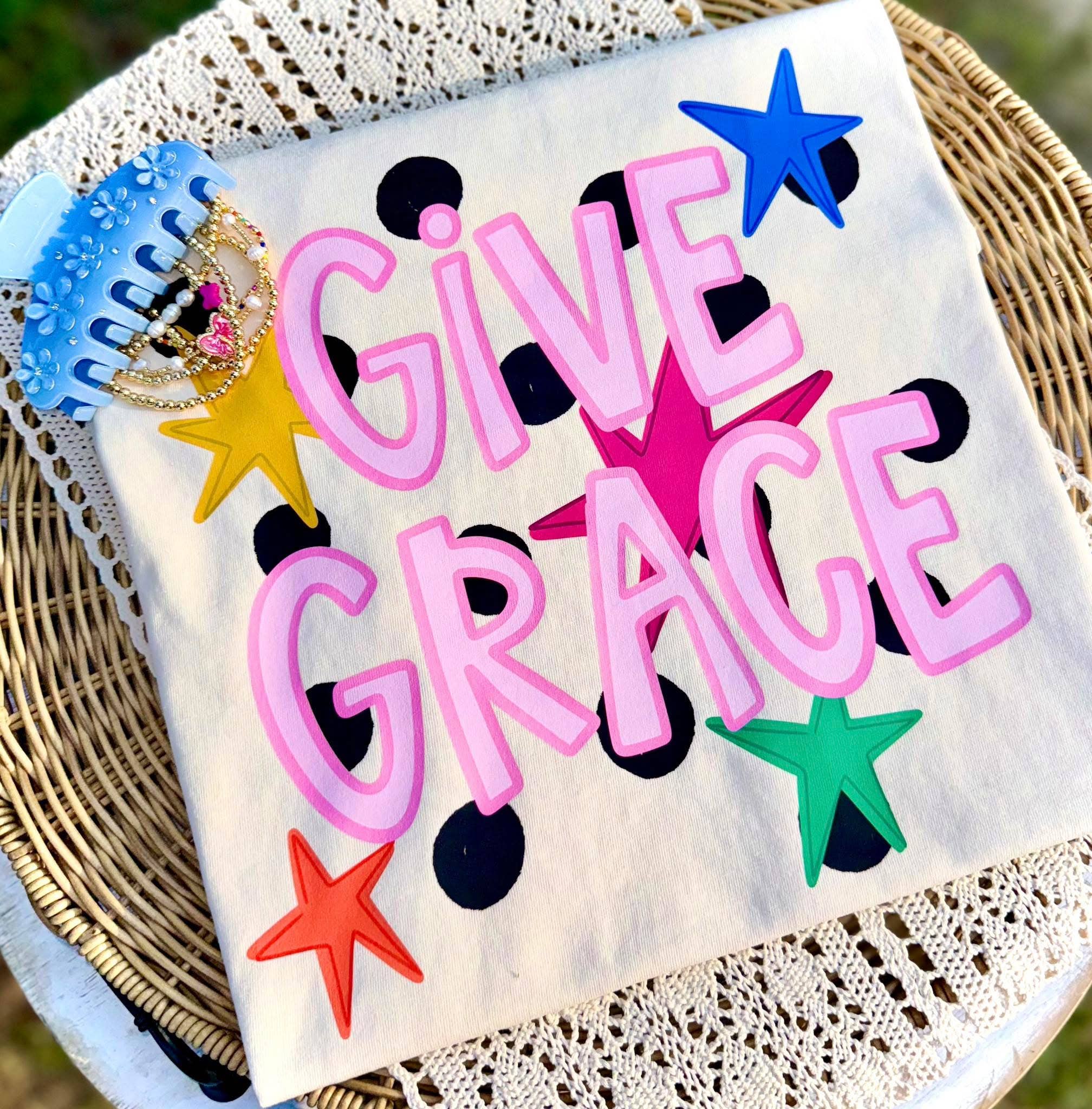 Give Grace Tee (Ivory)