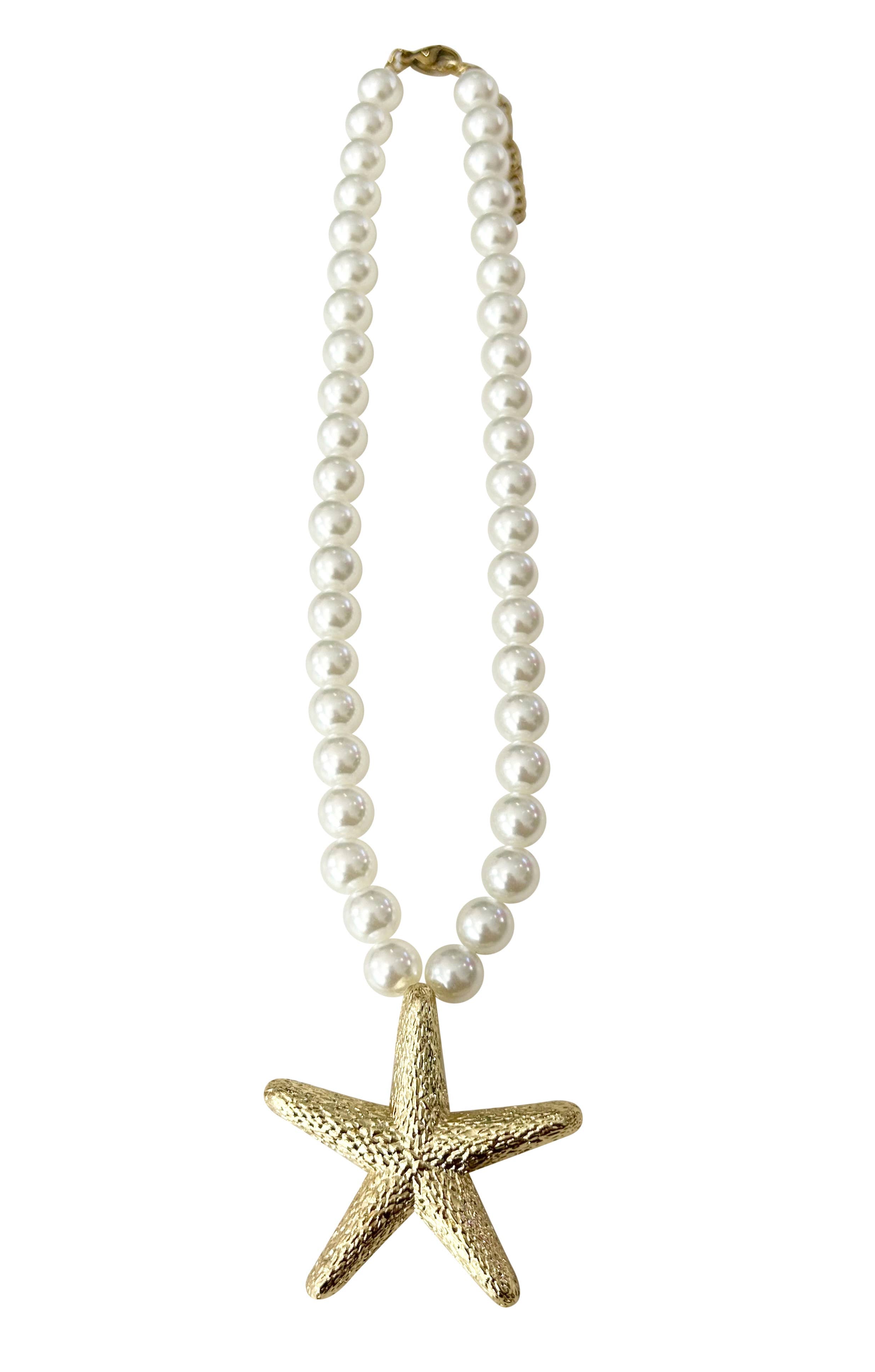 Sea Necklace with Starfish Pendant