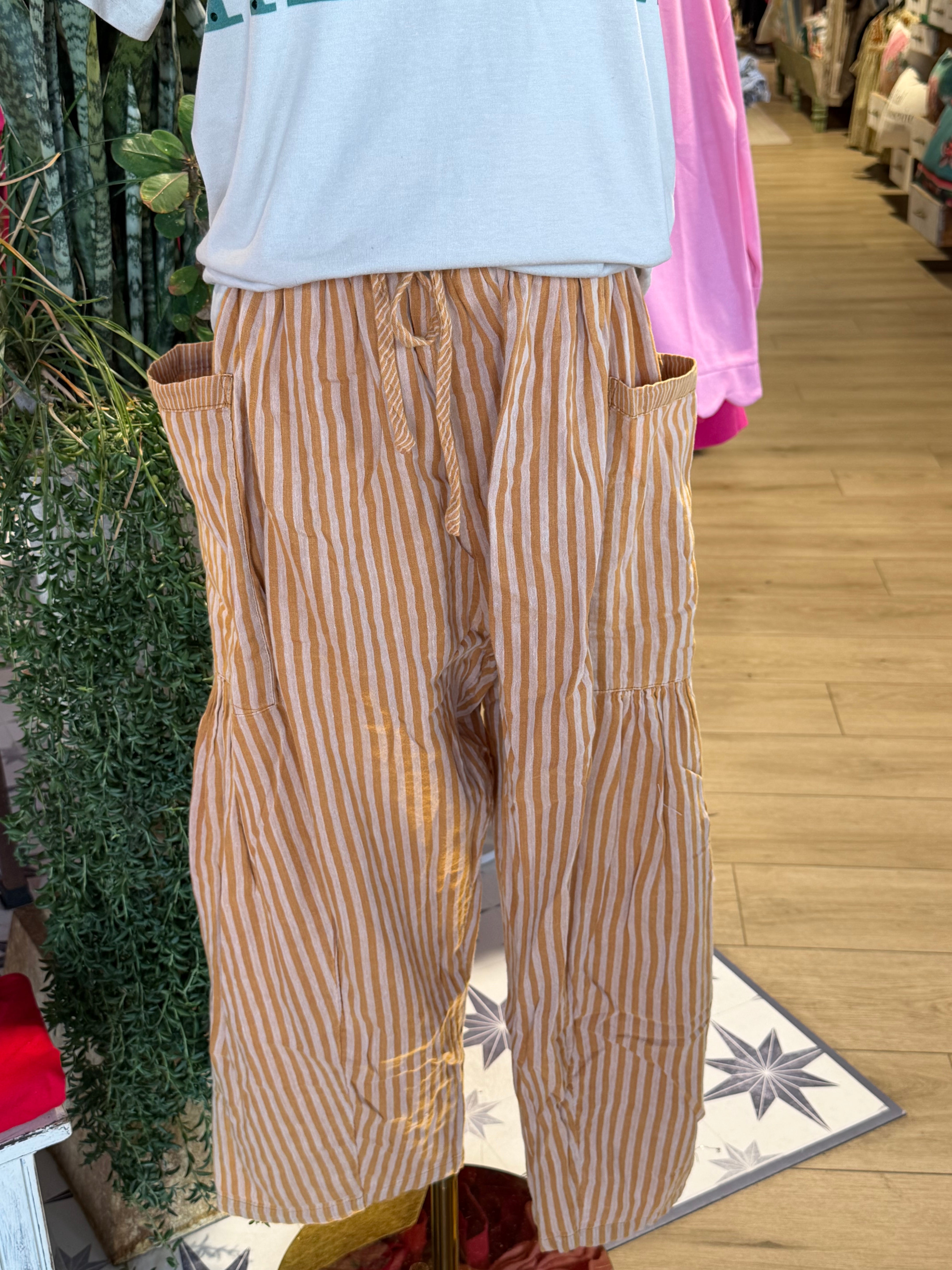Harem Striped Pants ( 2 Colors)