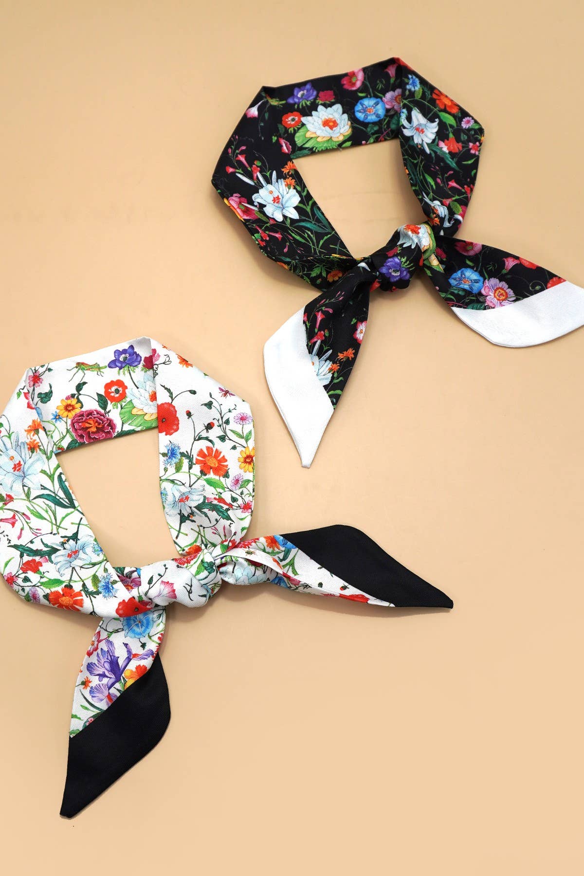 SOFT SILKY SKINNY TWILLY SCARF NECKLACE WRAP |