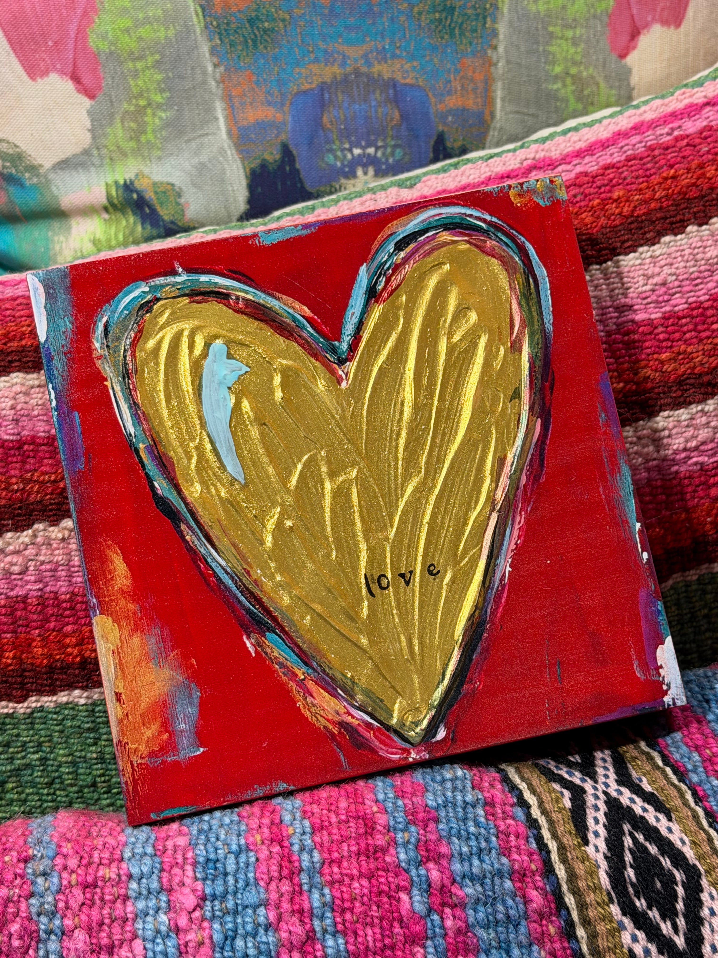 Love Wood Block
