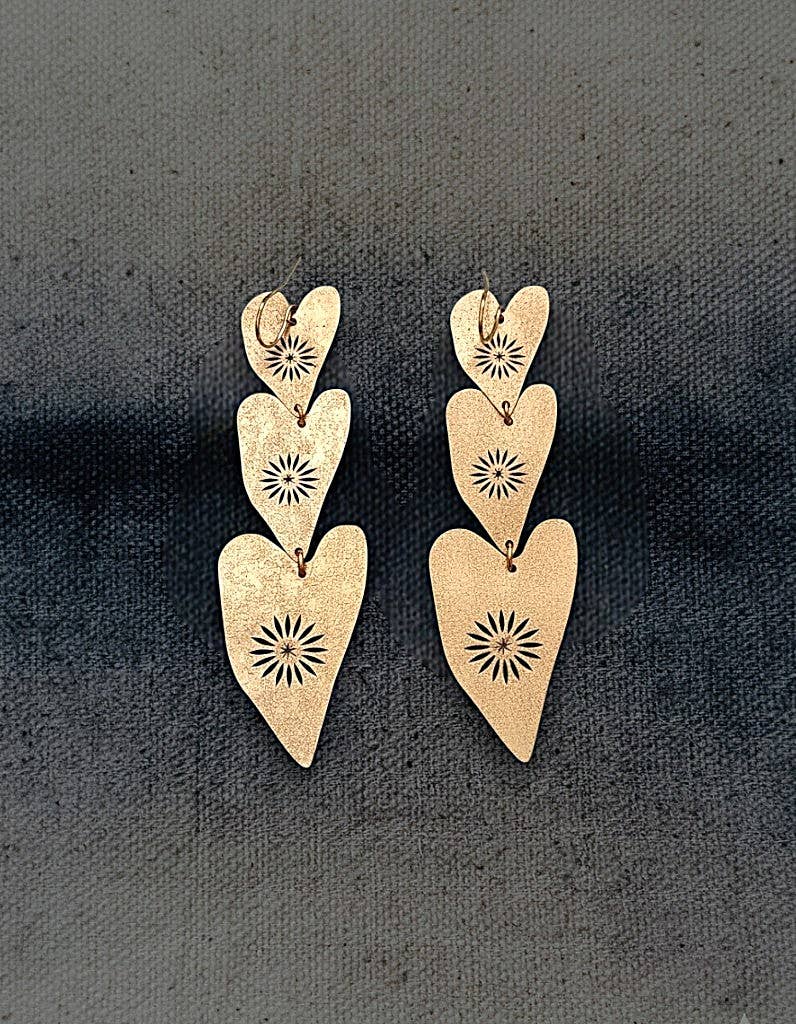 Hearts Cascade Earrings