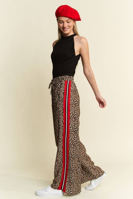 LEOPARD Racing Stripes Pant