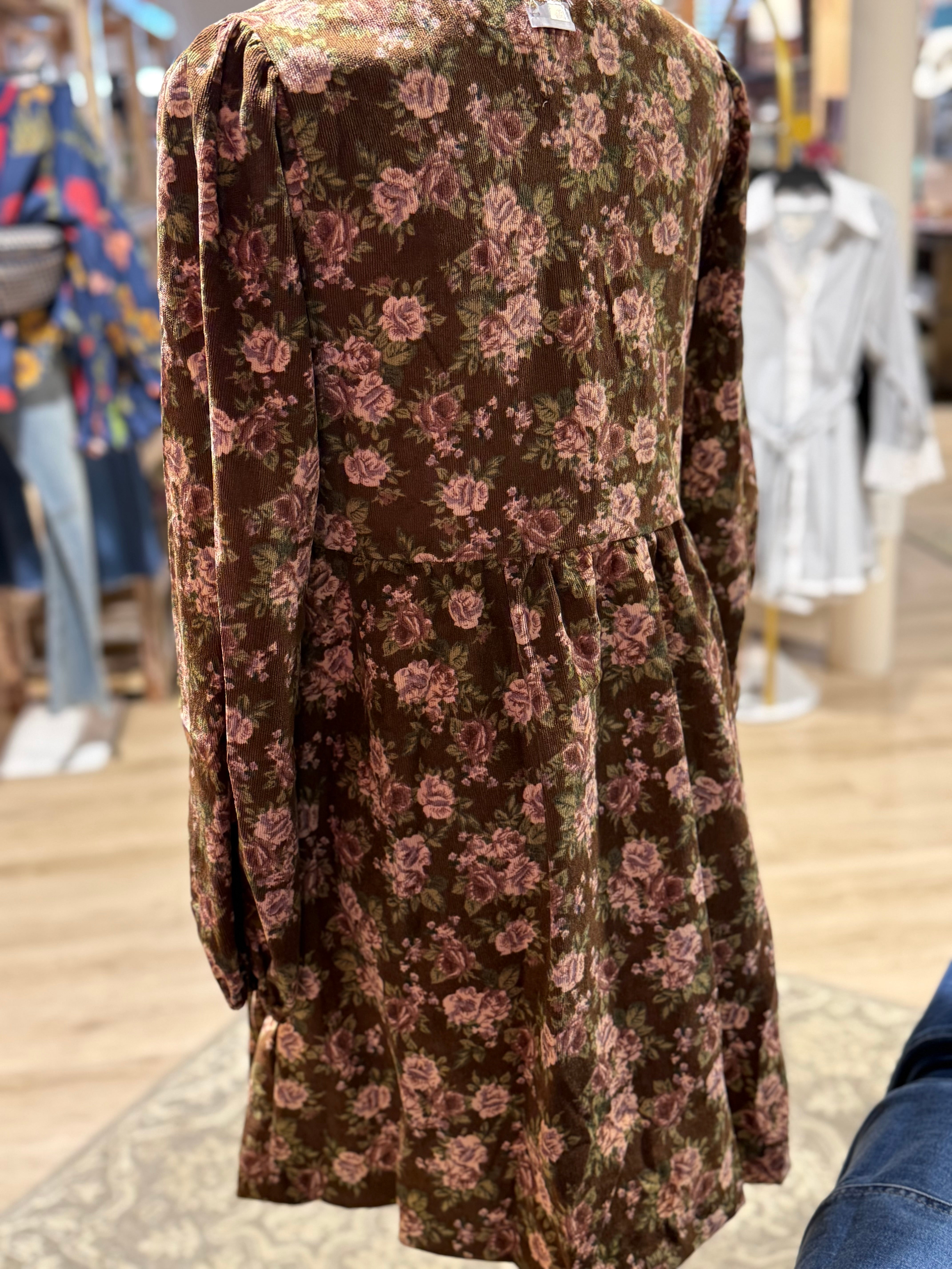 Audrey Corduroy Dress