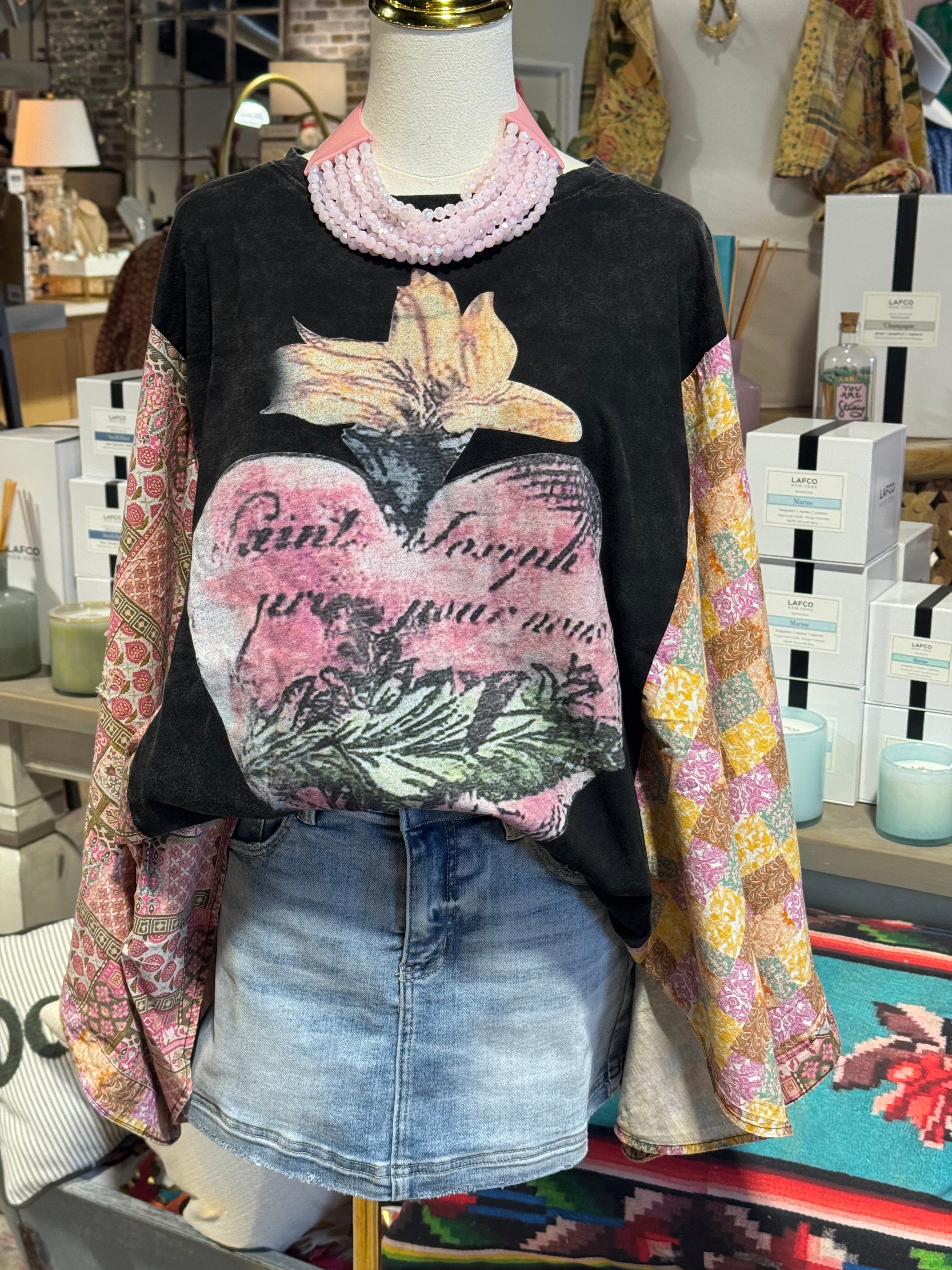 Kira Oversize Poncho Tee